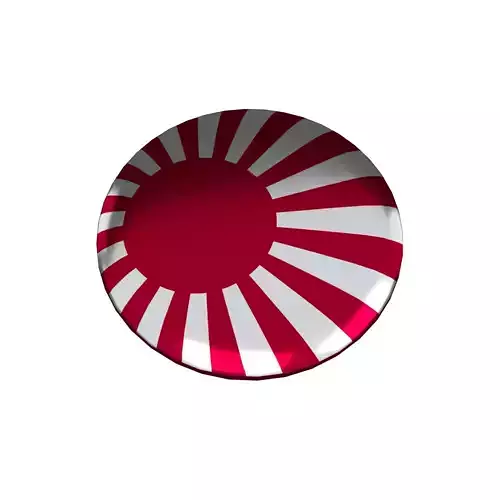 Pin Buttons 40 Naval Ensign of Japan Flag