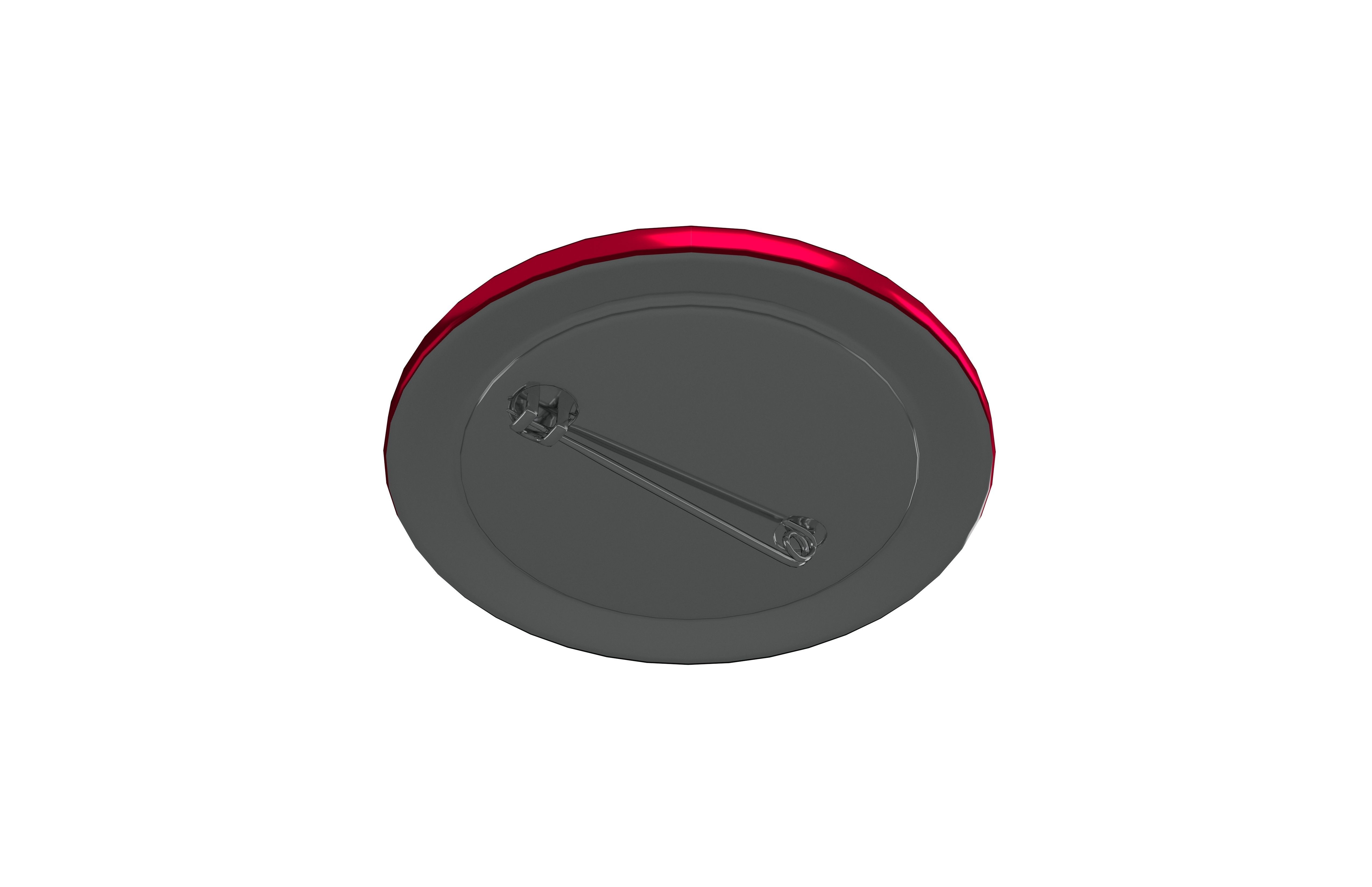 Pin Buttons 40 Naval Ensign of Japan Flag Low-poly 3D model_3