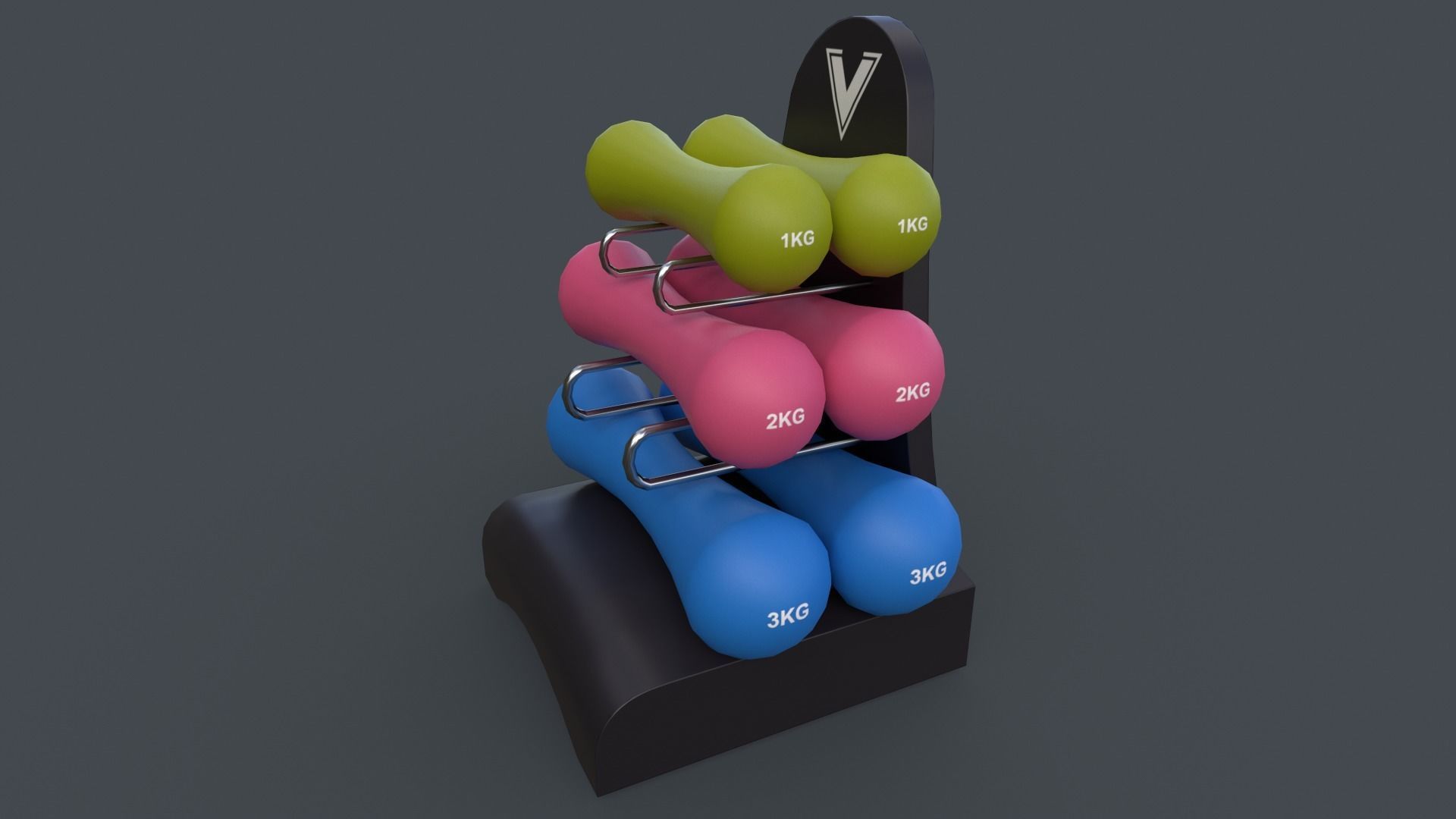 PBR Gym Fitness Equipment - Mega Pack 3D Model Collection_117