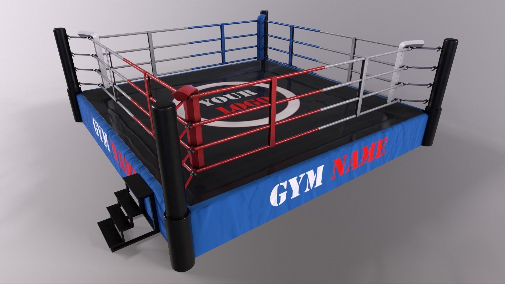 PBR Gym Fitness Equipment - Mega Pack 3D Model Collection_54