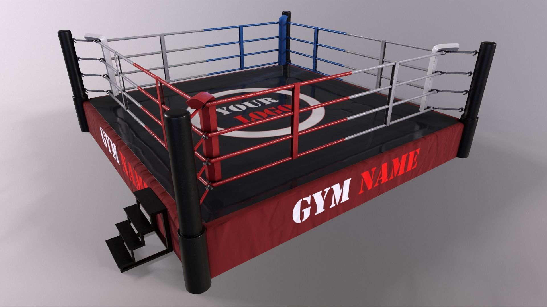PBR Gym Fitness Equipment - Mega Pack 3D Model Collection_55