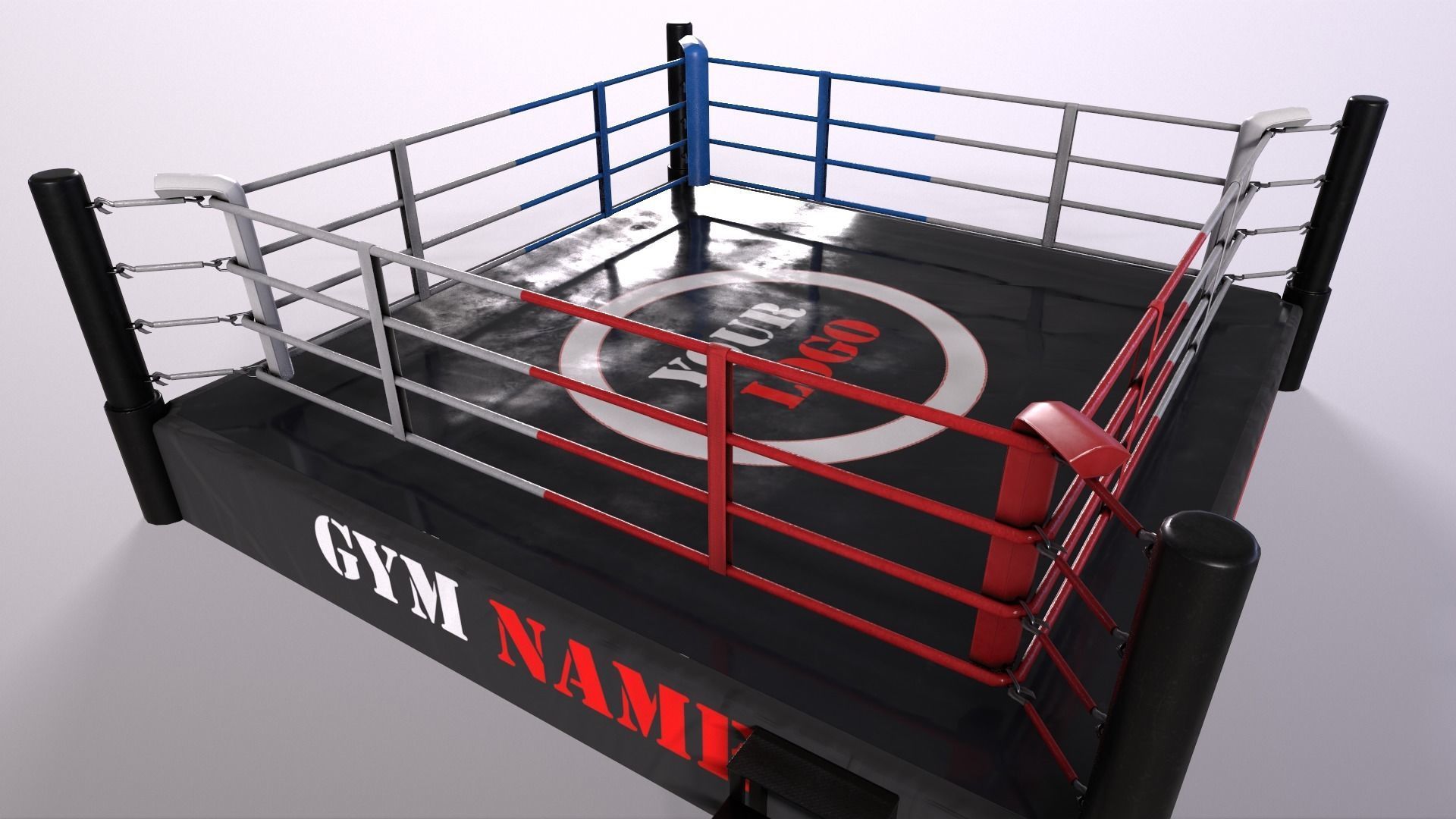 PBR Gym Fitness Equipment - Mega Pack 3D Model Collection_56