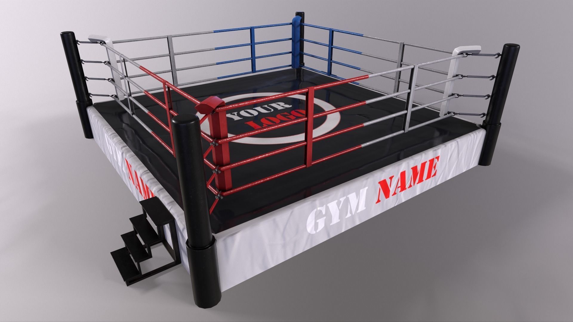 PBR Gym Fitness Equipment - Mega Pack 3D Model Collection_53