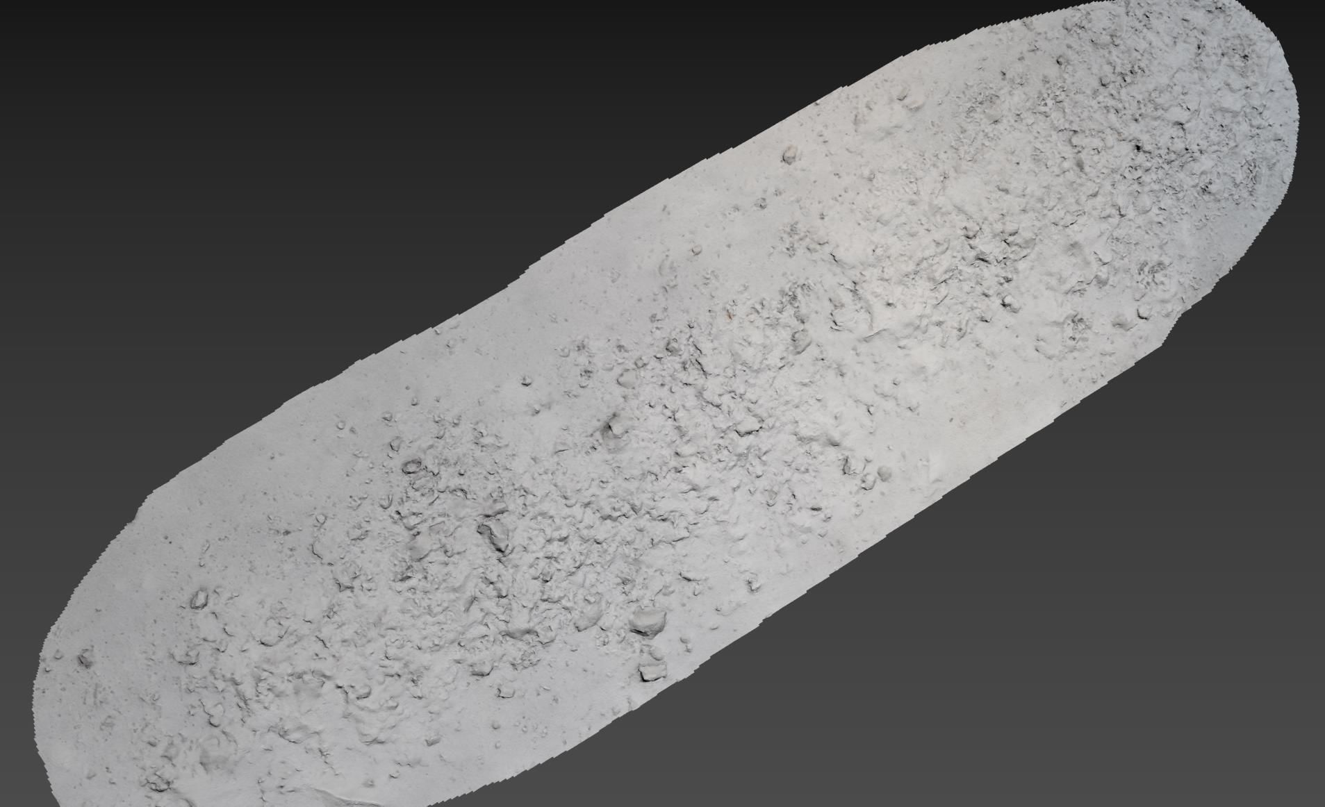 Small pieces of snow 3D model_11