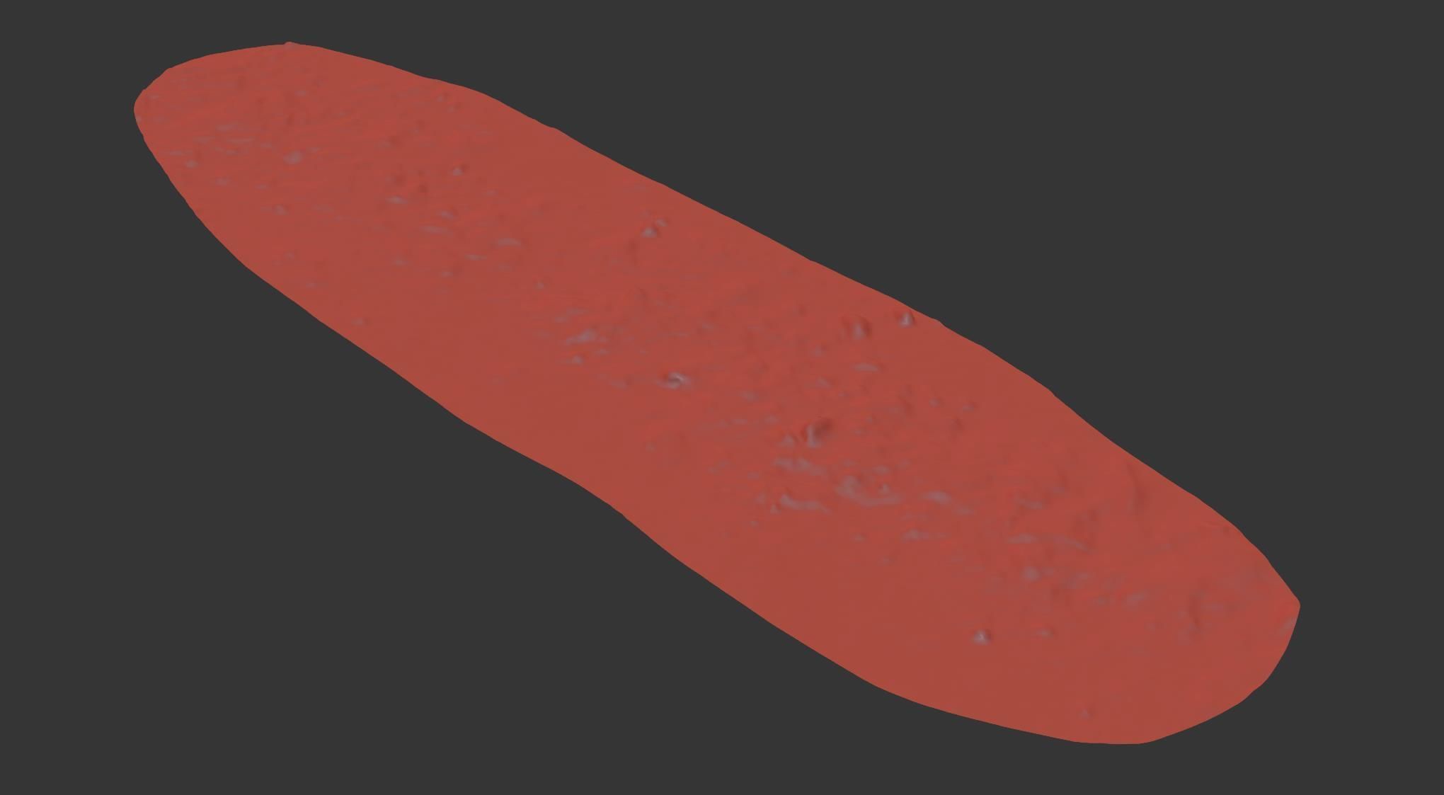 Small pieces of snow 3D model_7