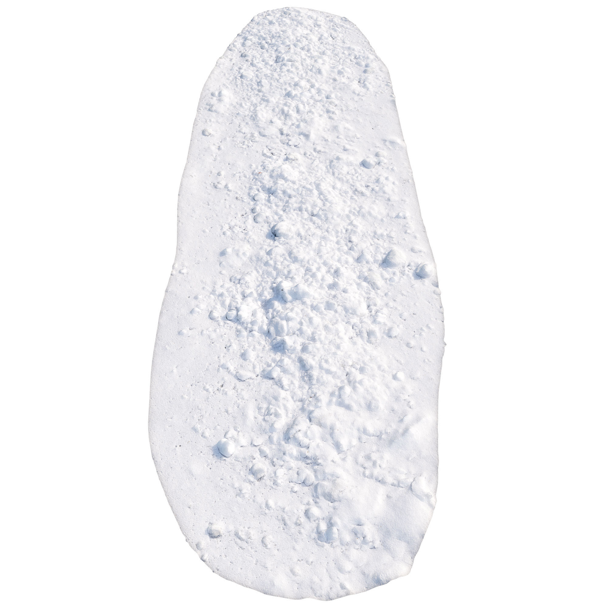 Small pieces of snow 3D model_4