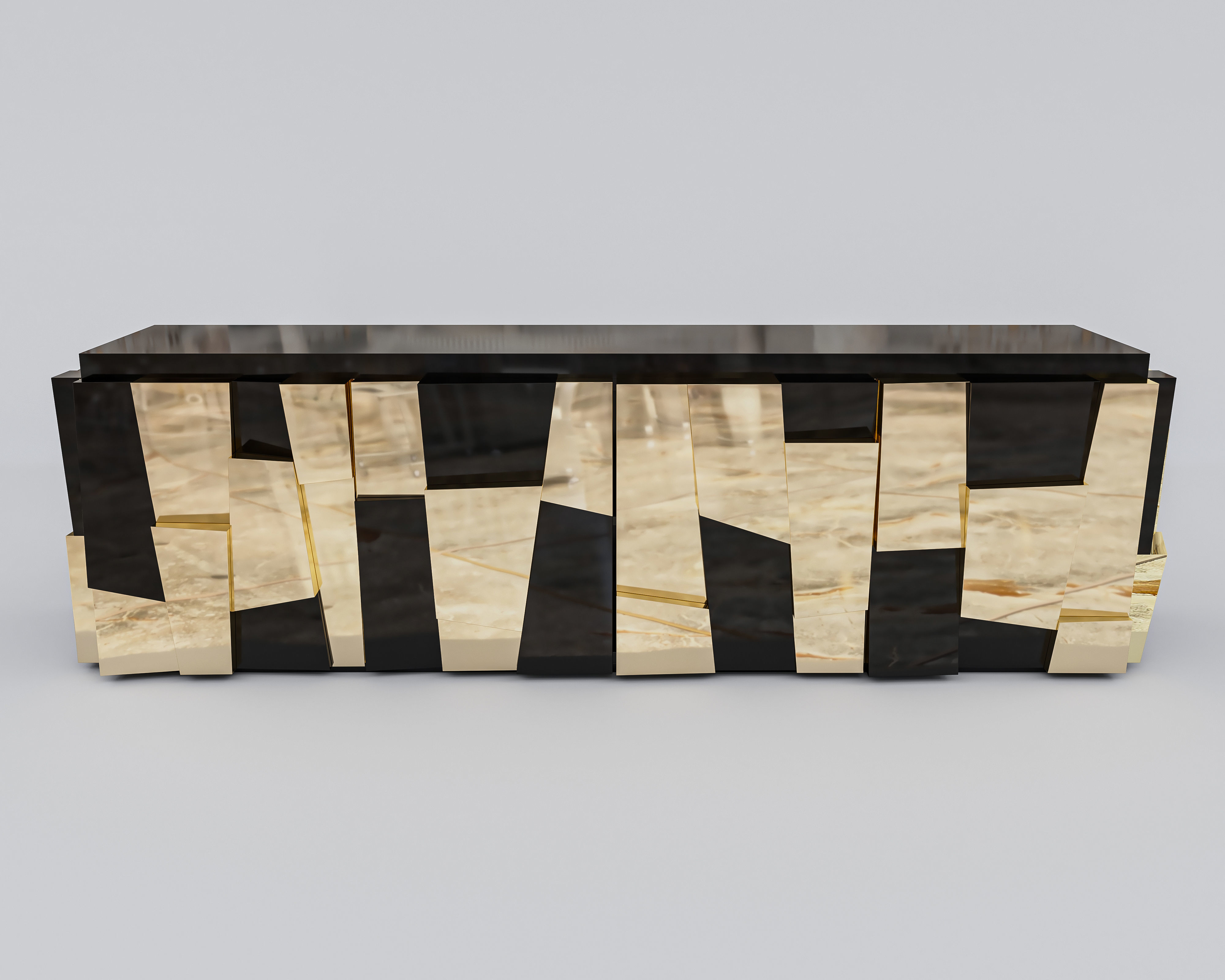 Faceted Console 3D model_2