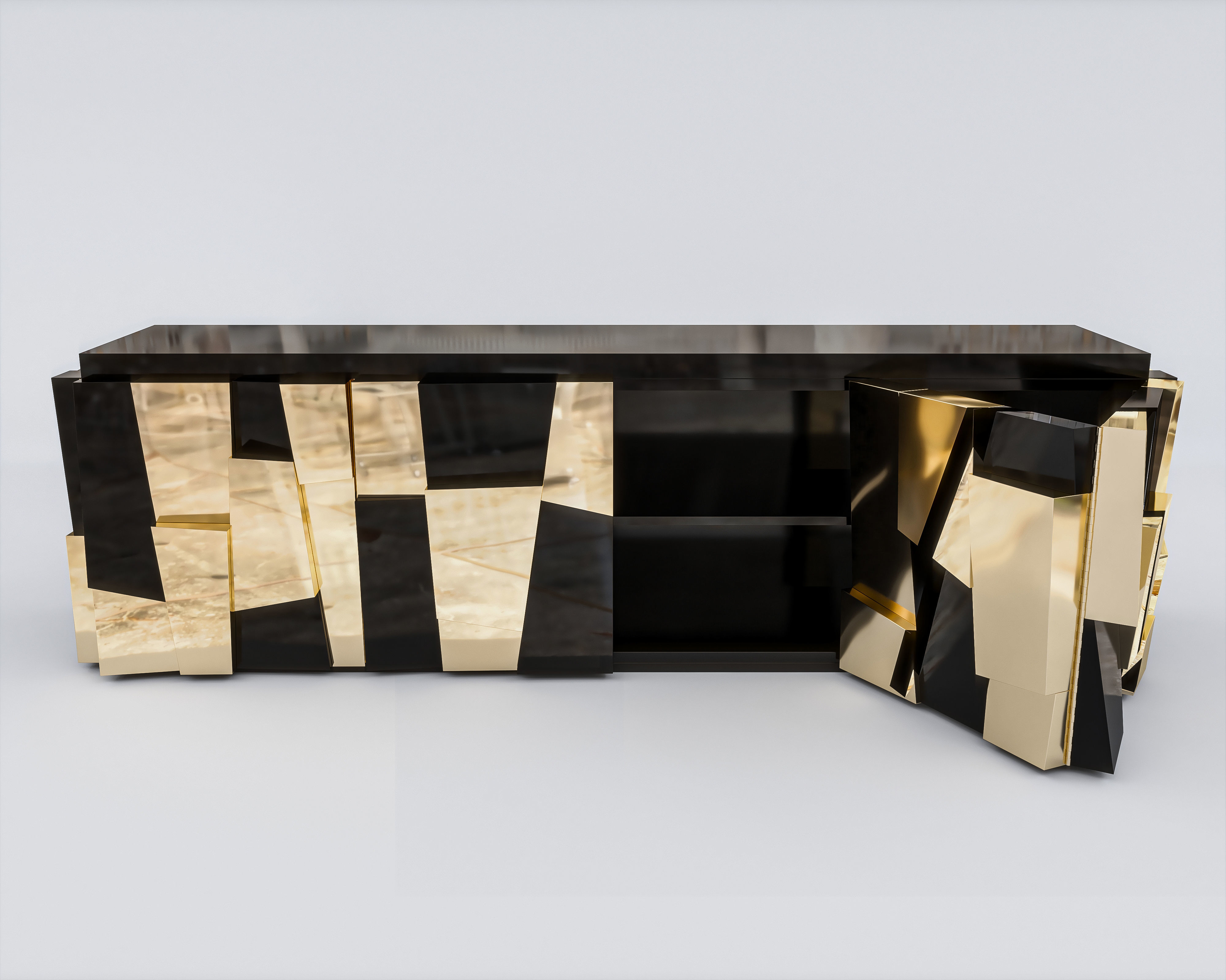 Faceted Console 3D model_3