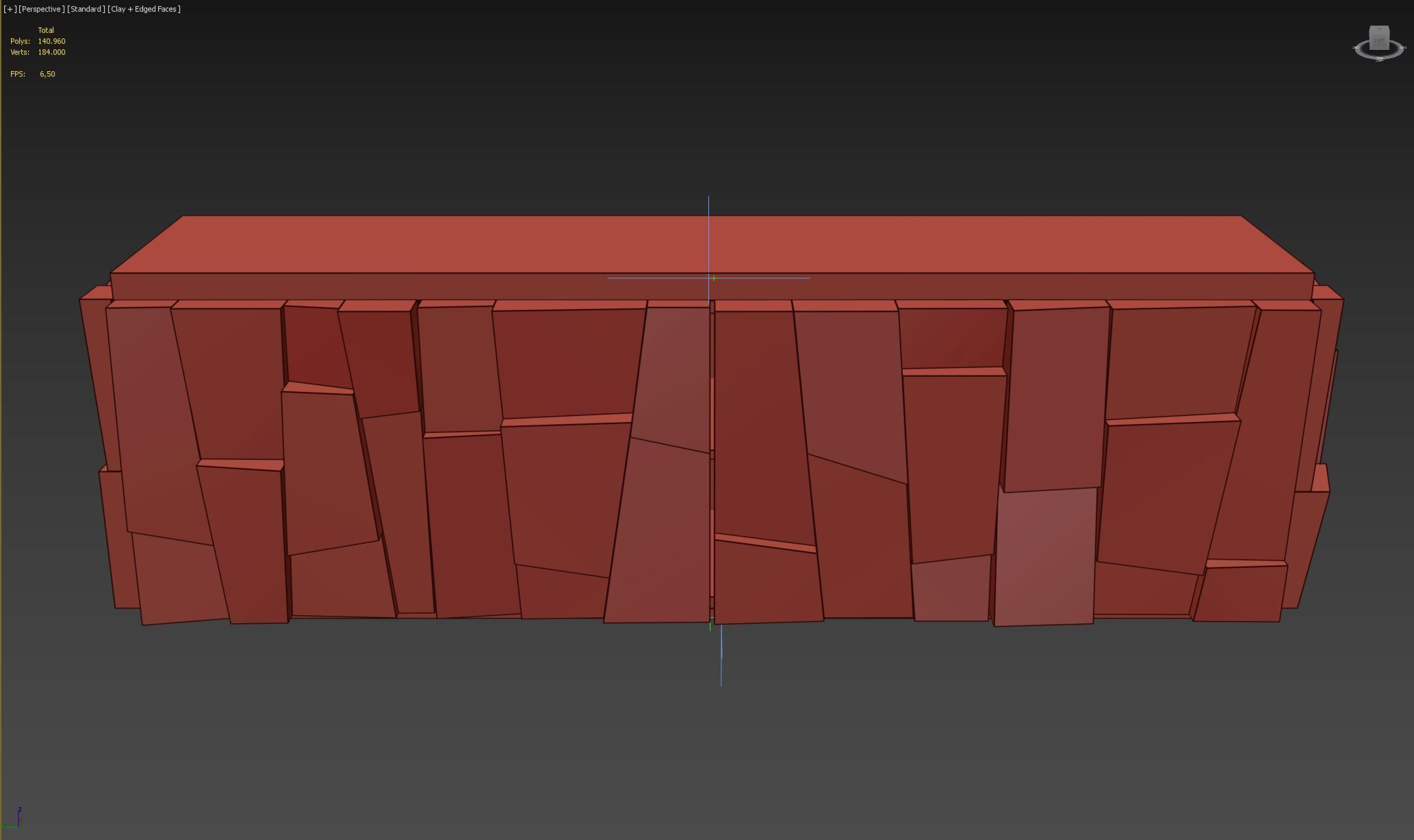 Faceted Console 3D model_5