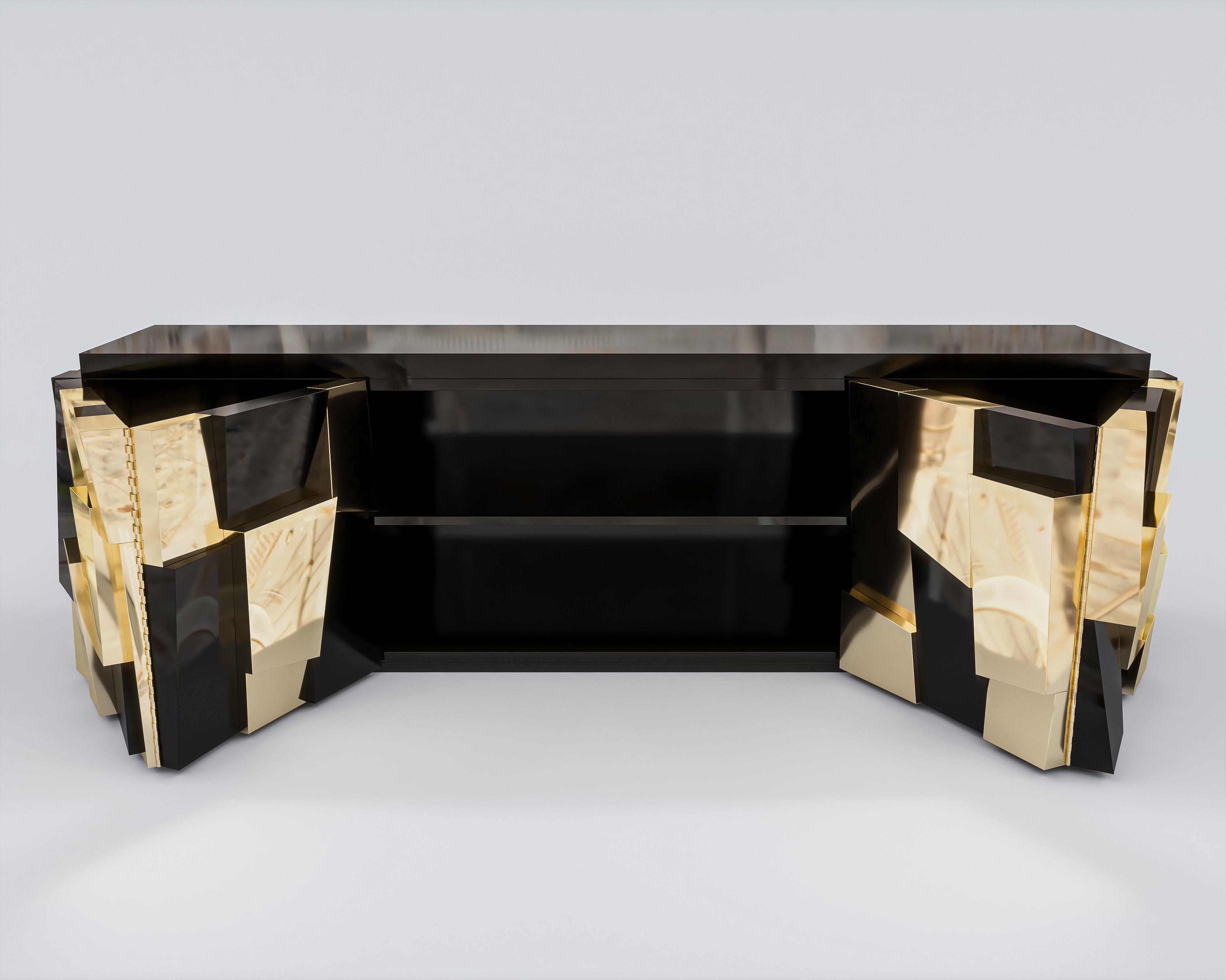 Faceted Console 3D model_4