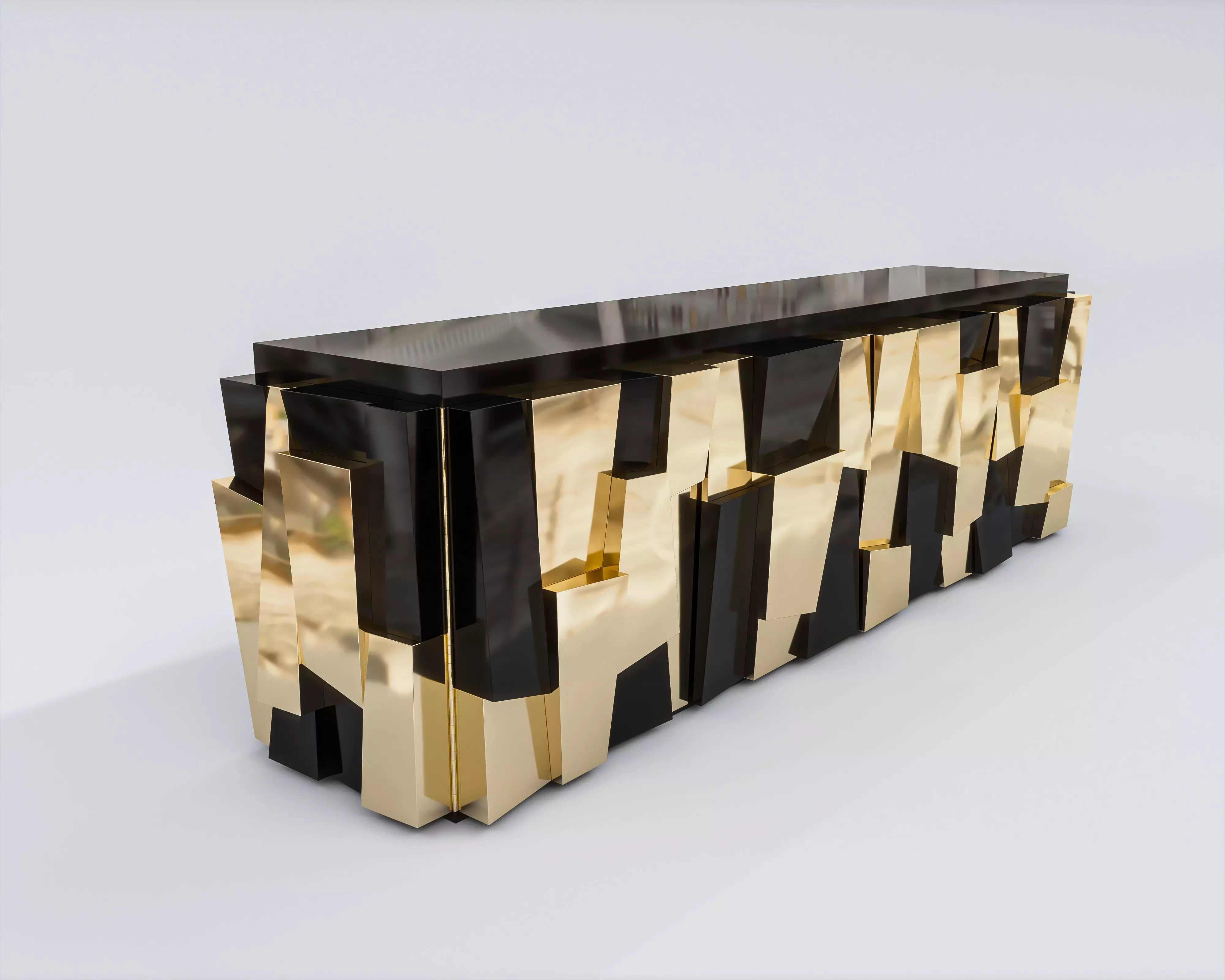 Faceted Console 3D model_0