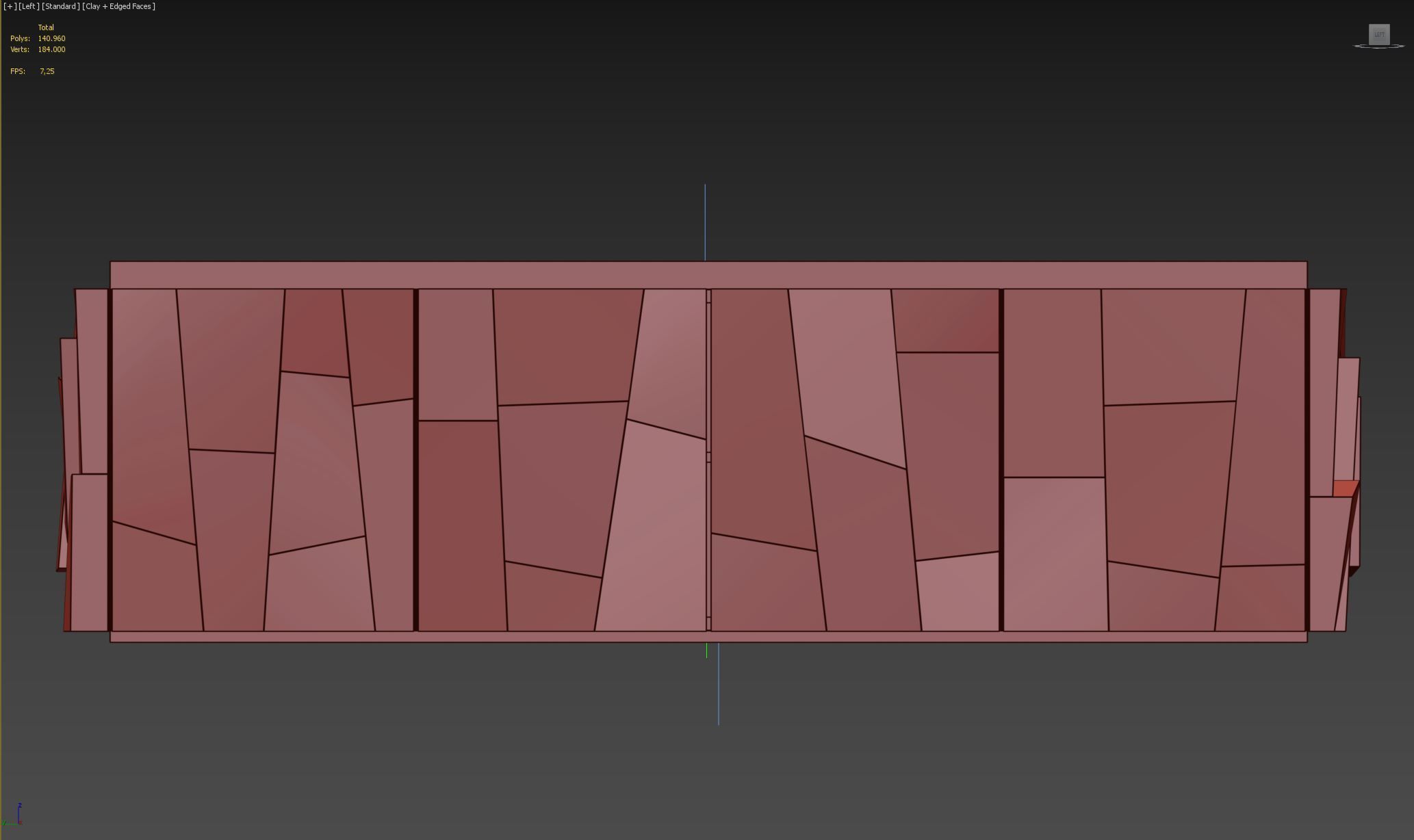 Faceted Console 3D model_7