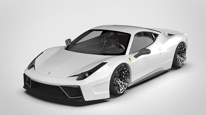 Ferrari 458 Italia F142 Vorsteiner Nero 3D model