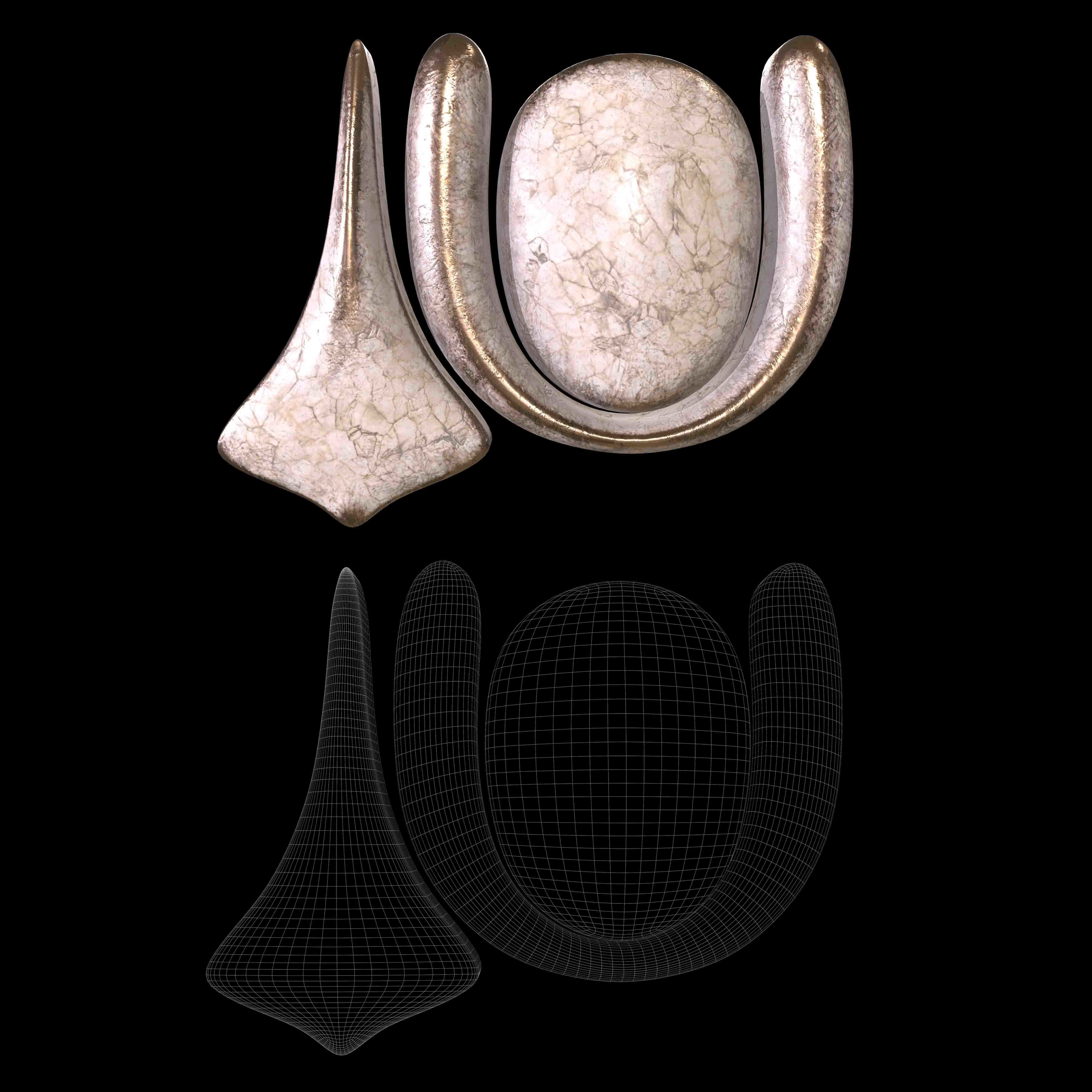 Sahra Ornament Modeling -04 3D model_1