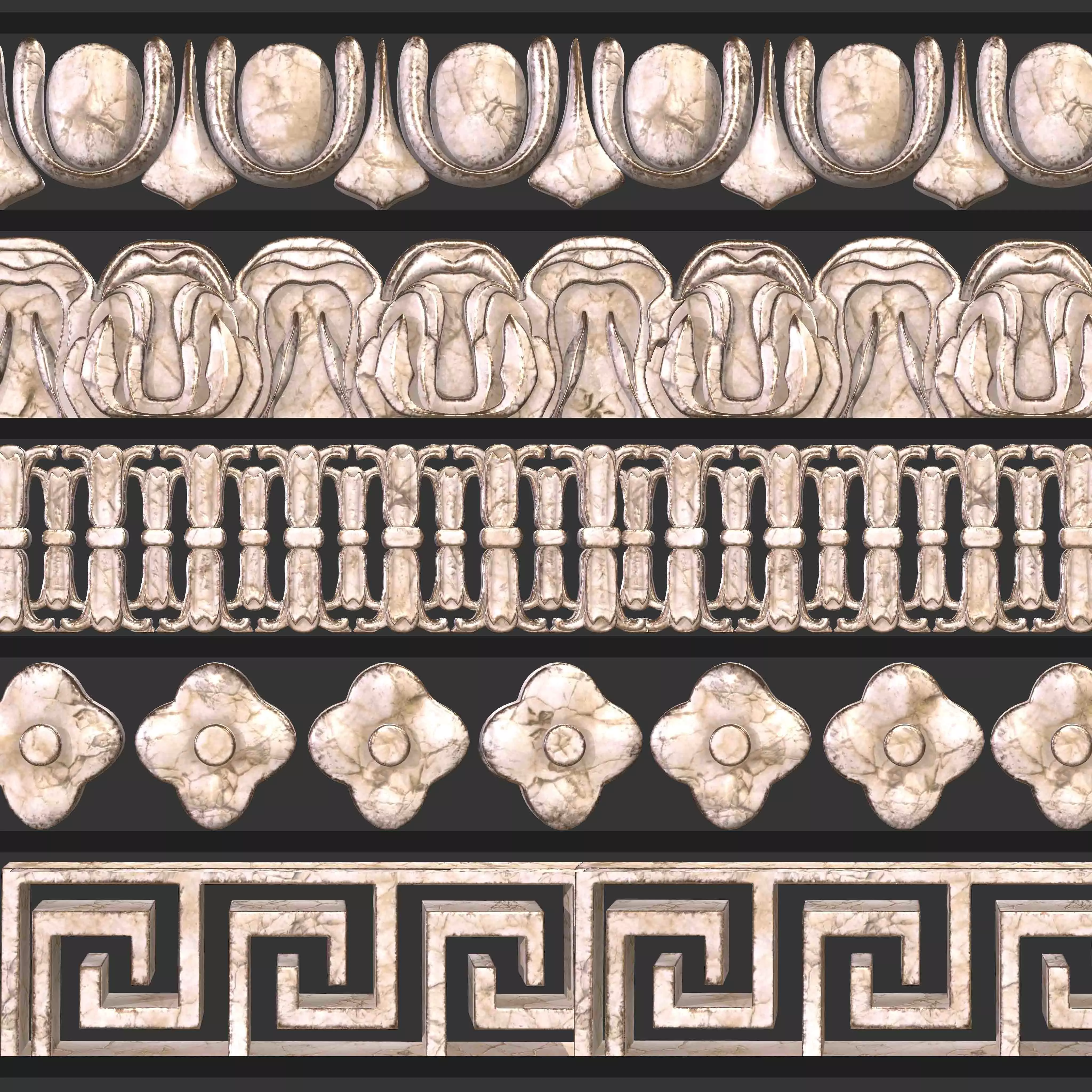 Sahra Ornament Modeling -04 3D model_0