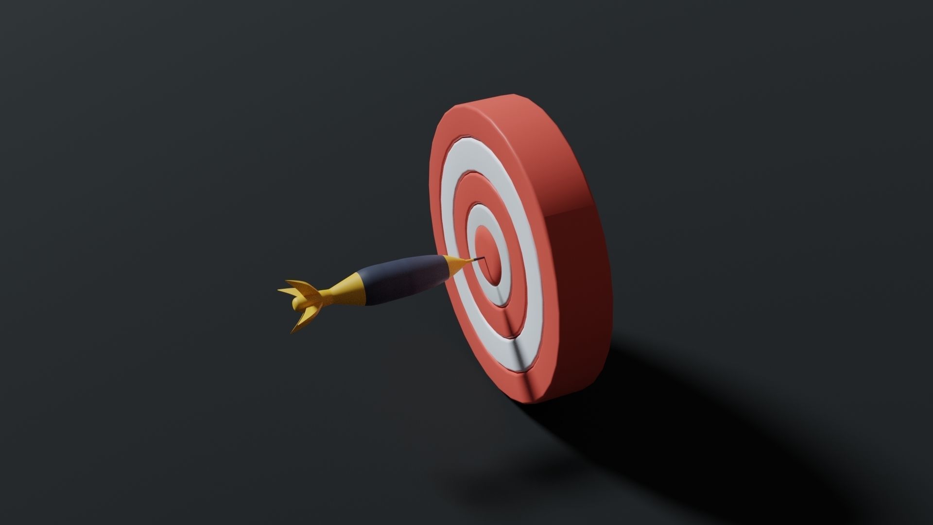 target and arrow 3D model_1