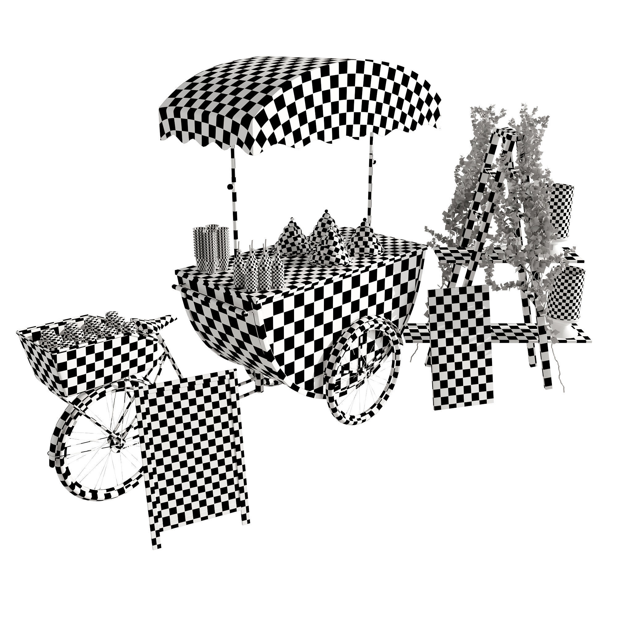 Ice cream bicycle 3 3D model_22