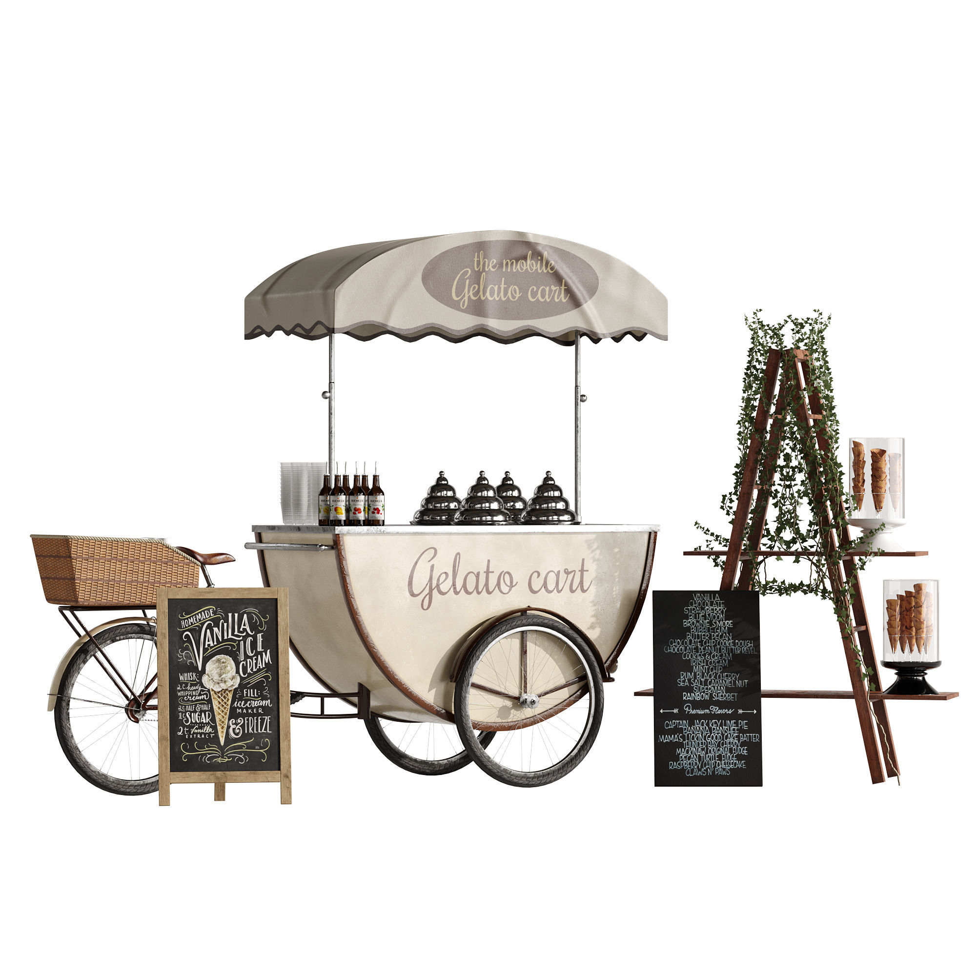 Ice cream bicycle 3 3D model_30