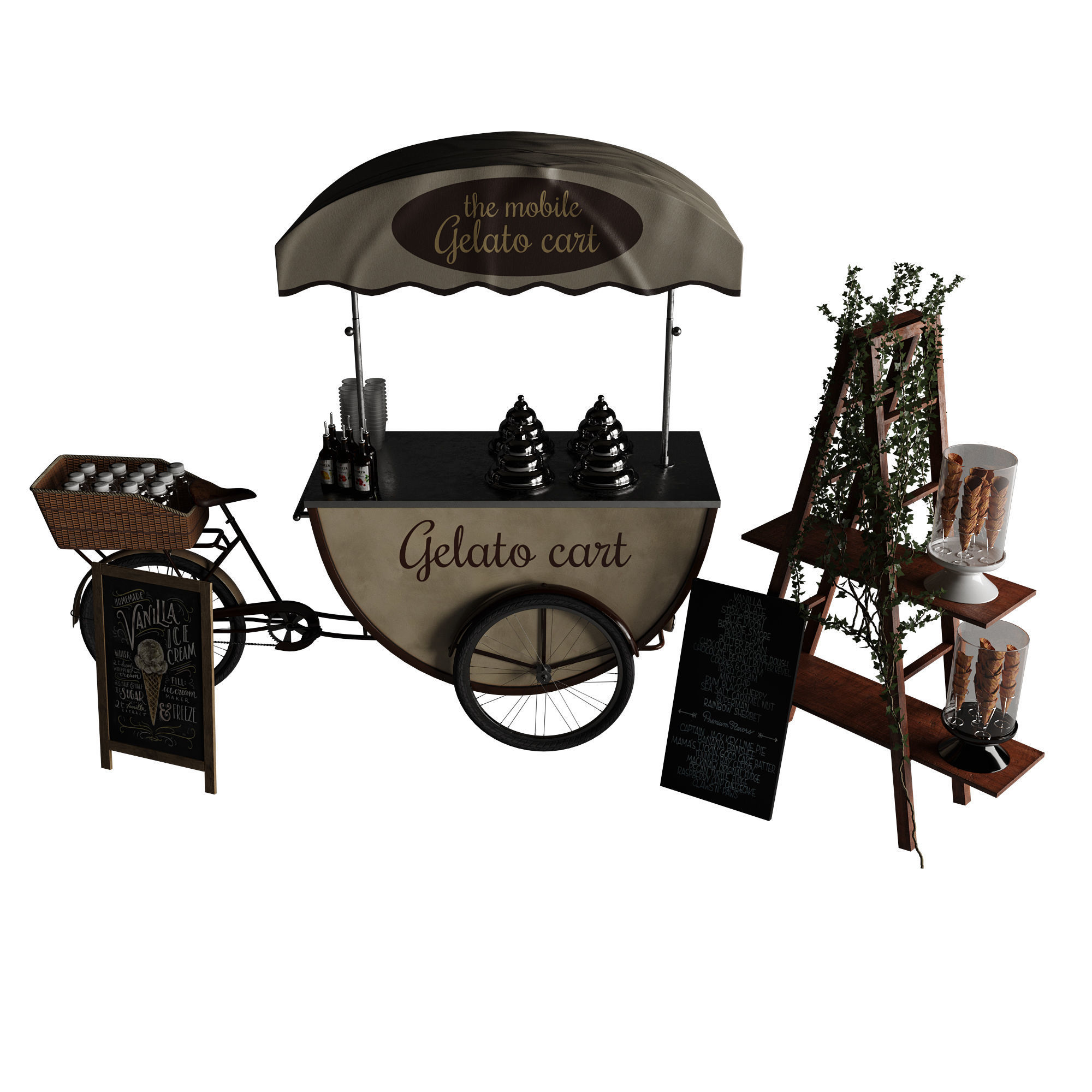 Ice cream bicycle 3 3D model_34