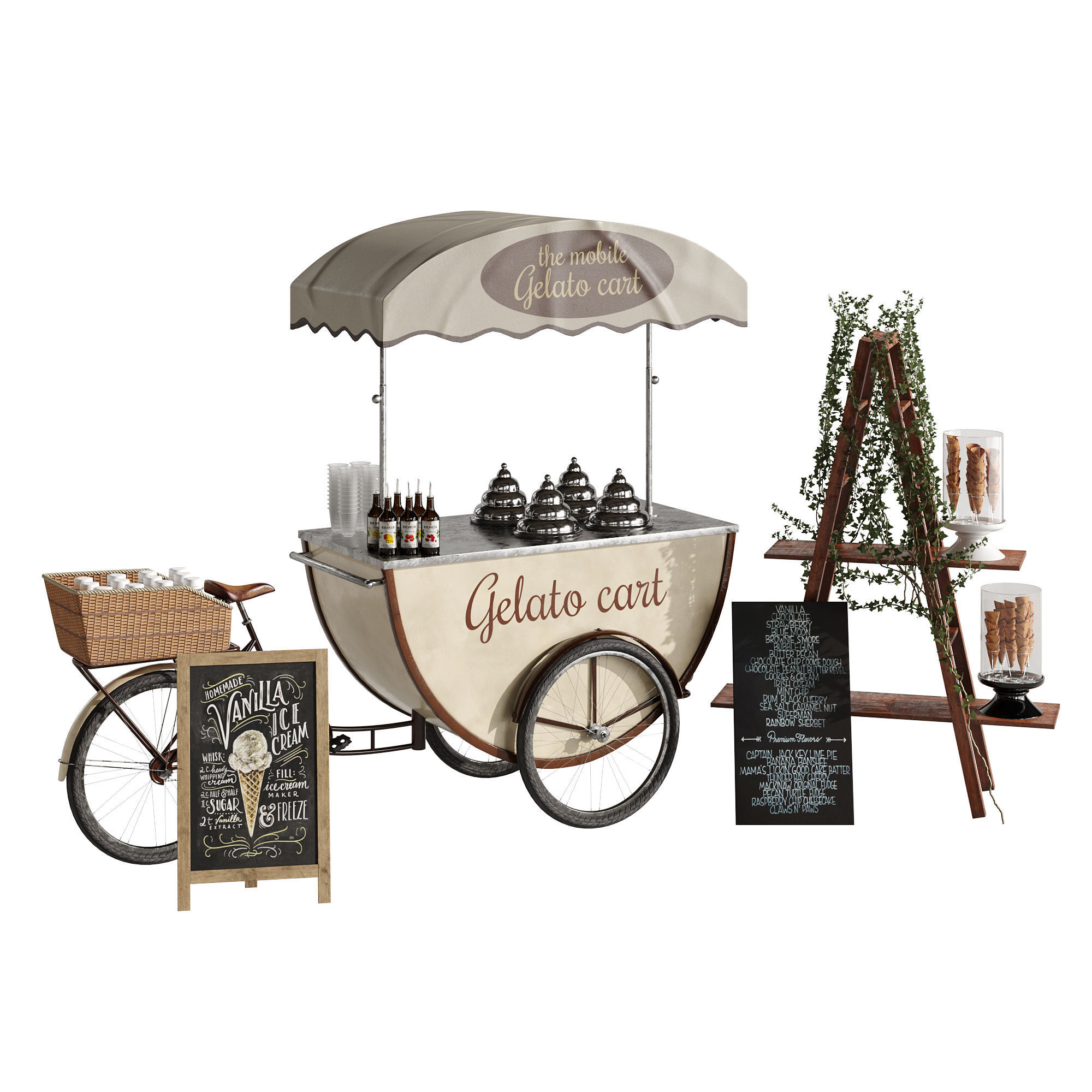 Ice cream bicycle 3 3D model_27