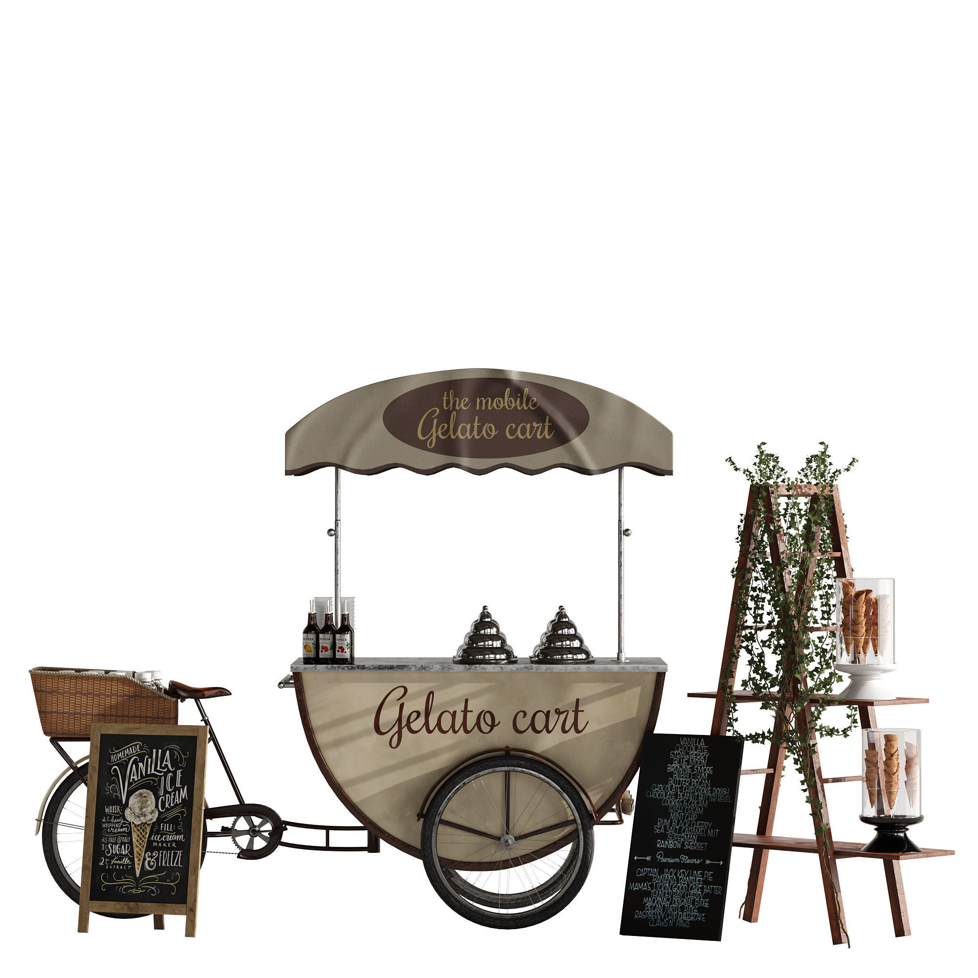 Ice cream bicycle 3 3D model_28