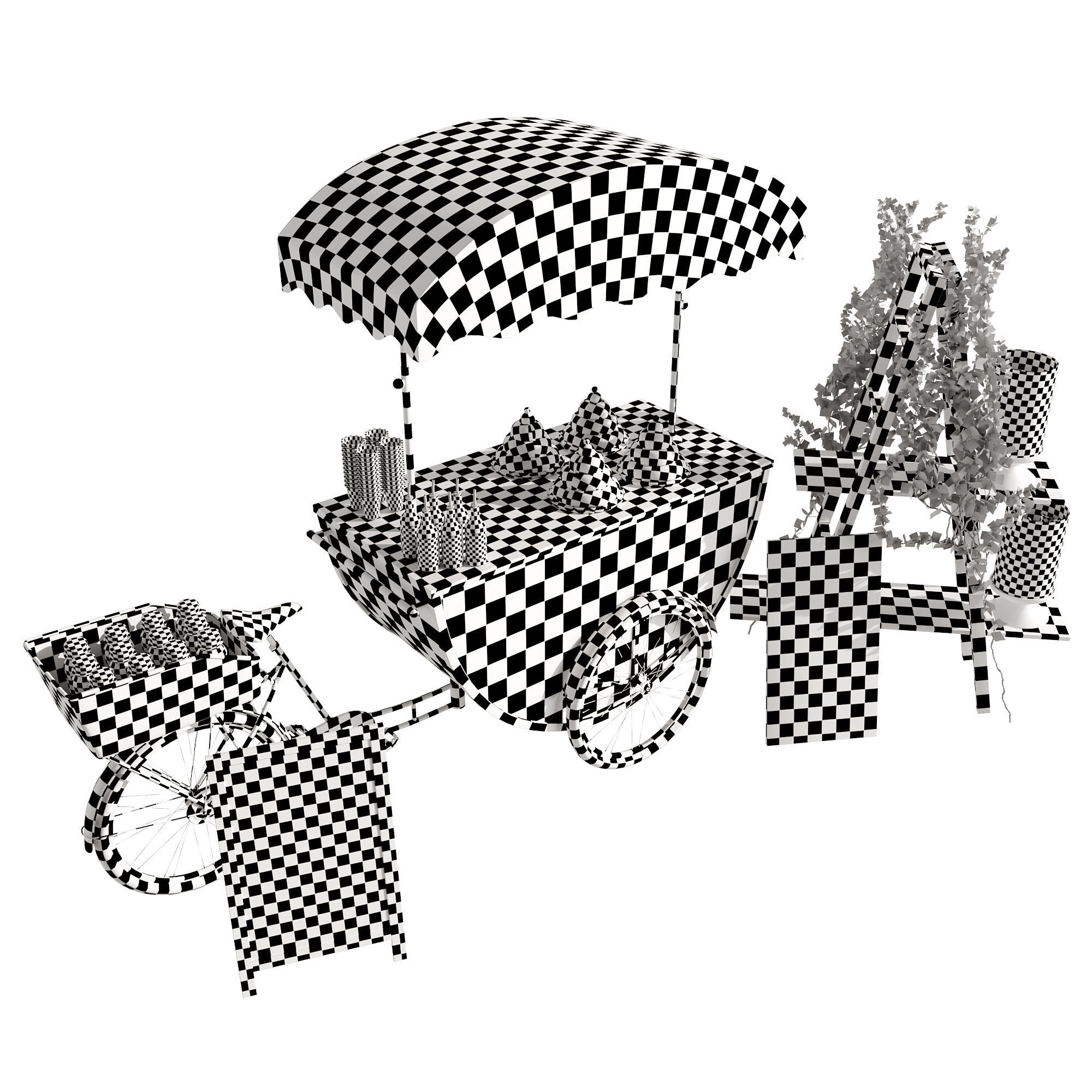 Ice cream bicycle 3 3D model_24