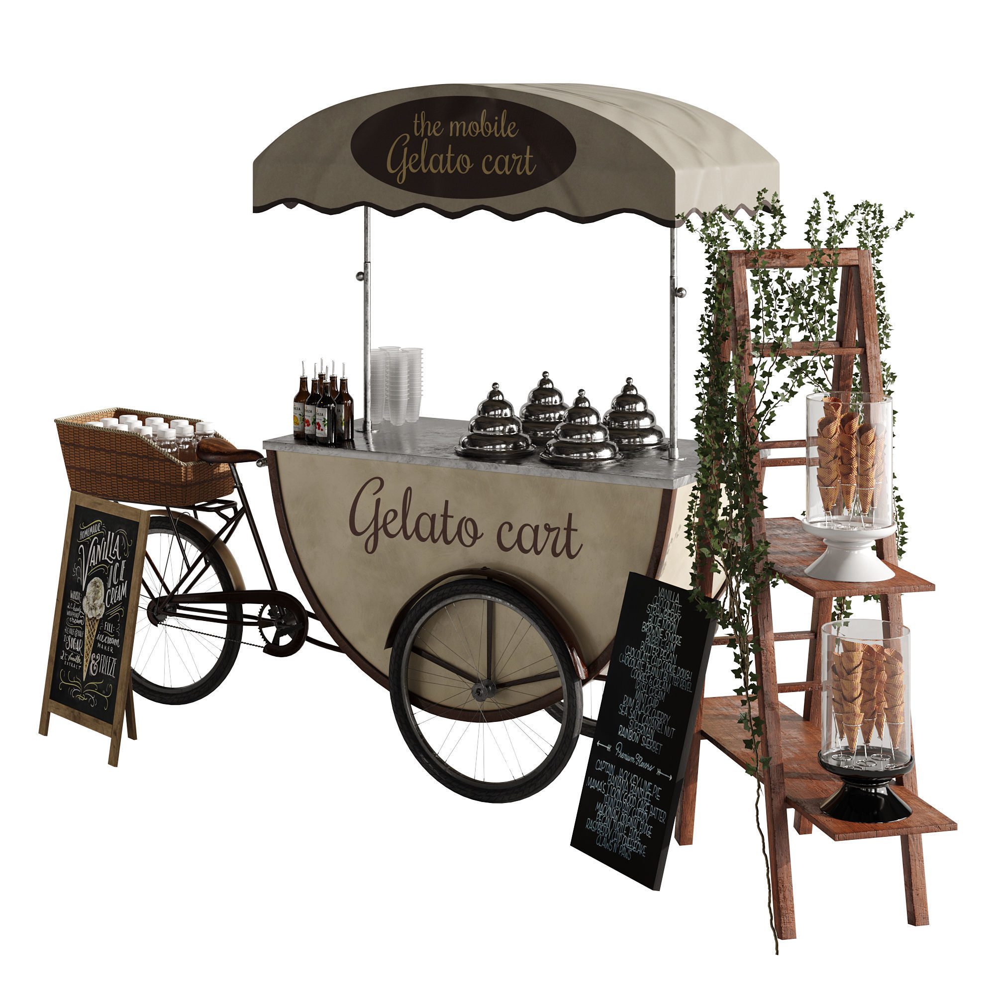 Ice cream bicycle 3 3D model_26