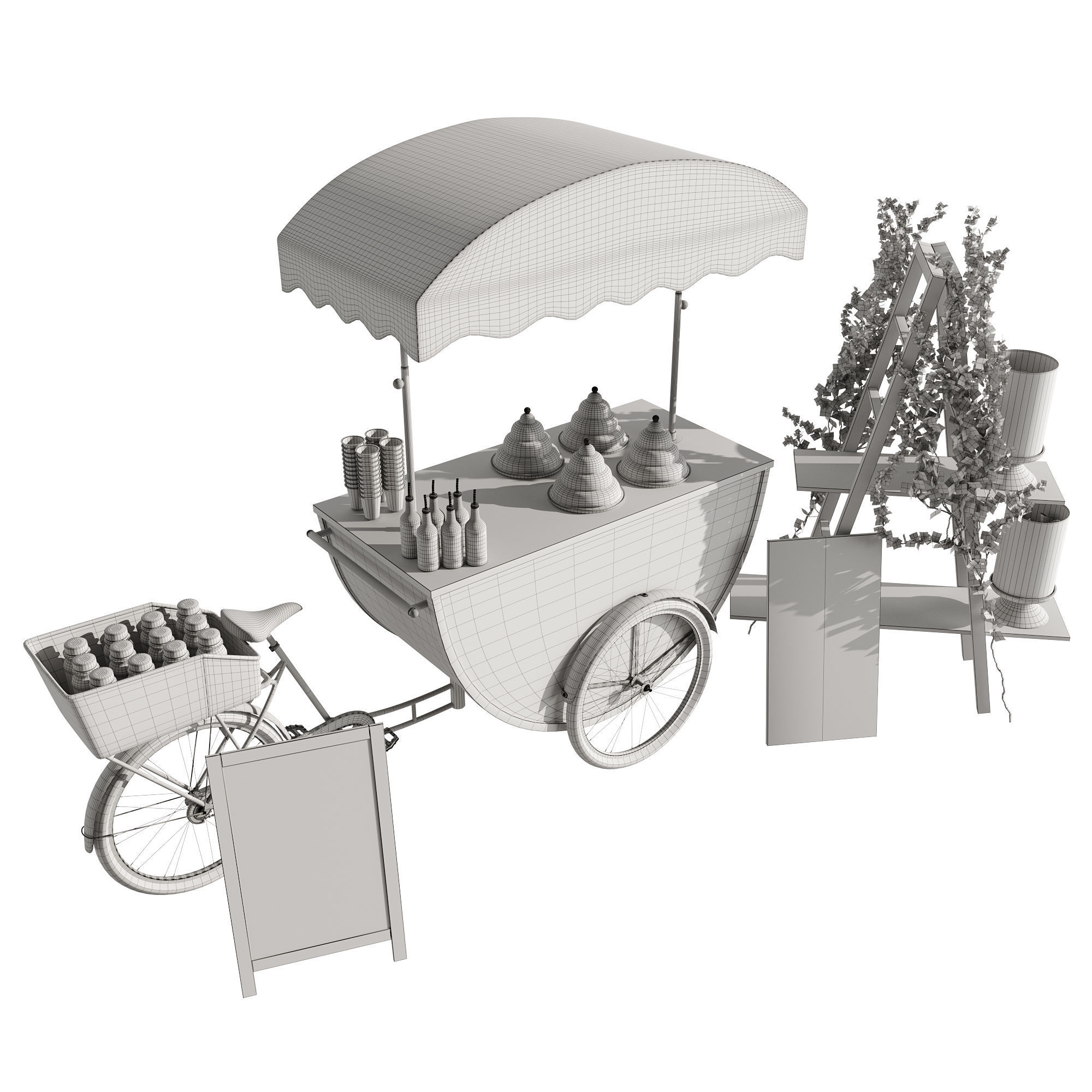 Ice cream bicycle 3 3D model_19