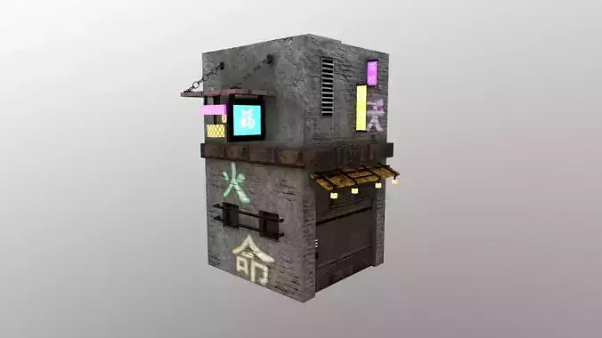 Cyberpunk City - Building 25