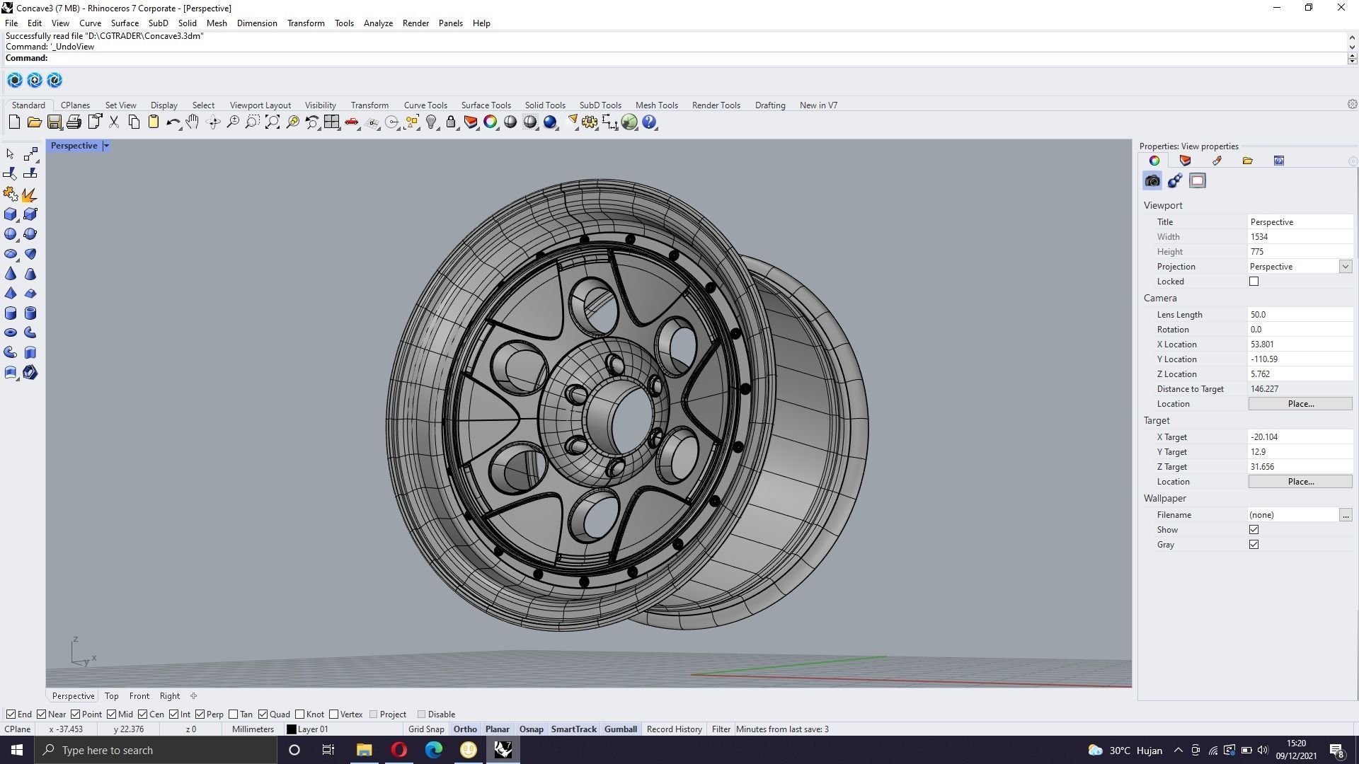 Steelie Wheel Series 3 3D model_10