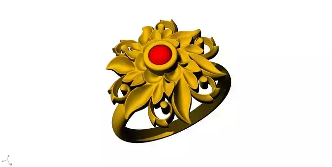 Womens Stone Ring 004