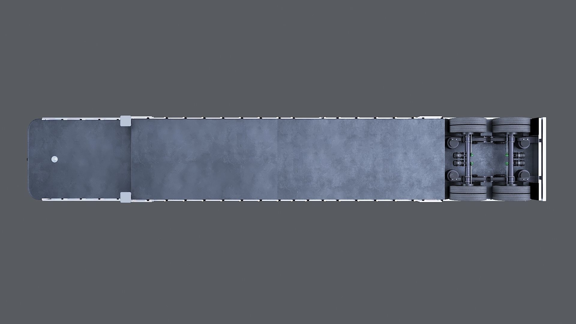 Livestock Semi Trailer  Low-poly 3D model_10