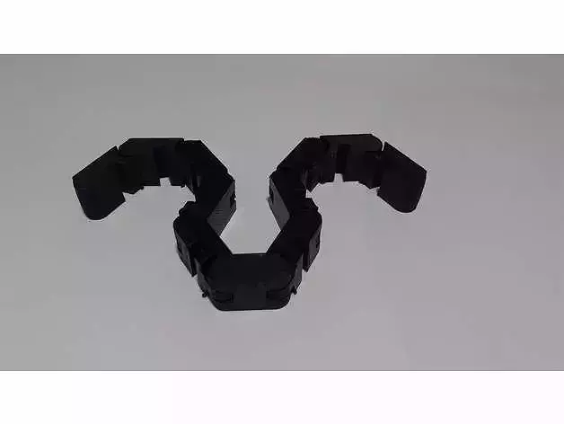 Flexi Chain Ear Saver Mask Covid Free 3D print model