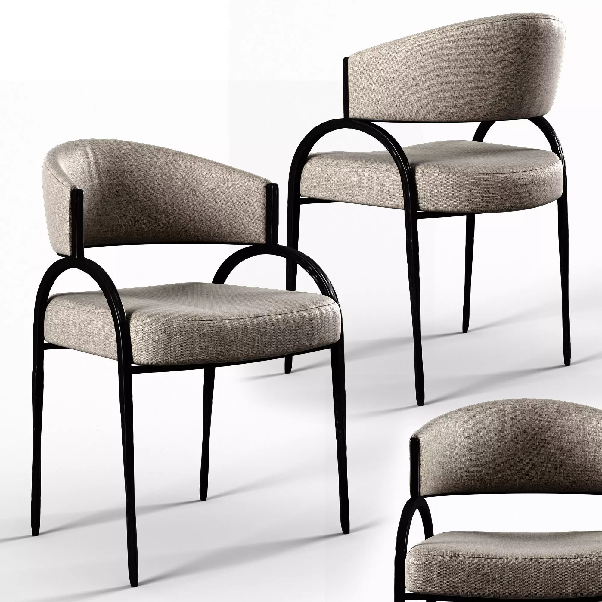 Arteriors Bahati Chair 3D model