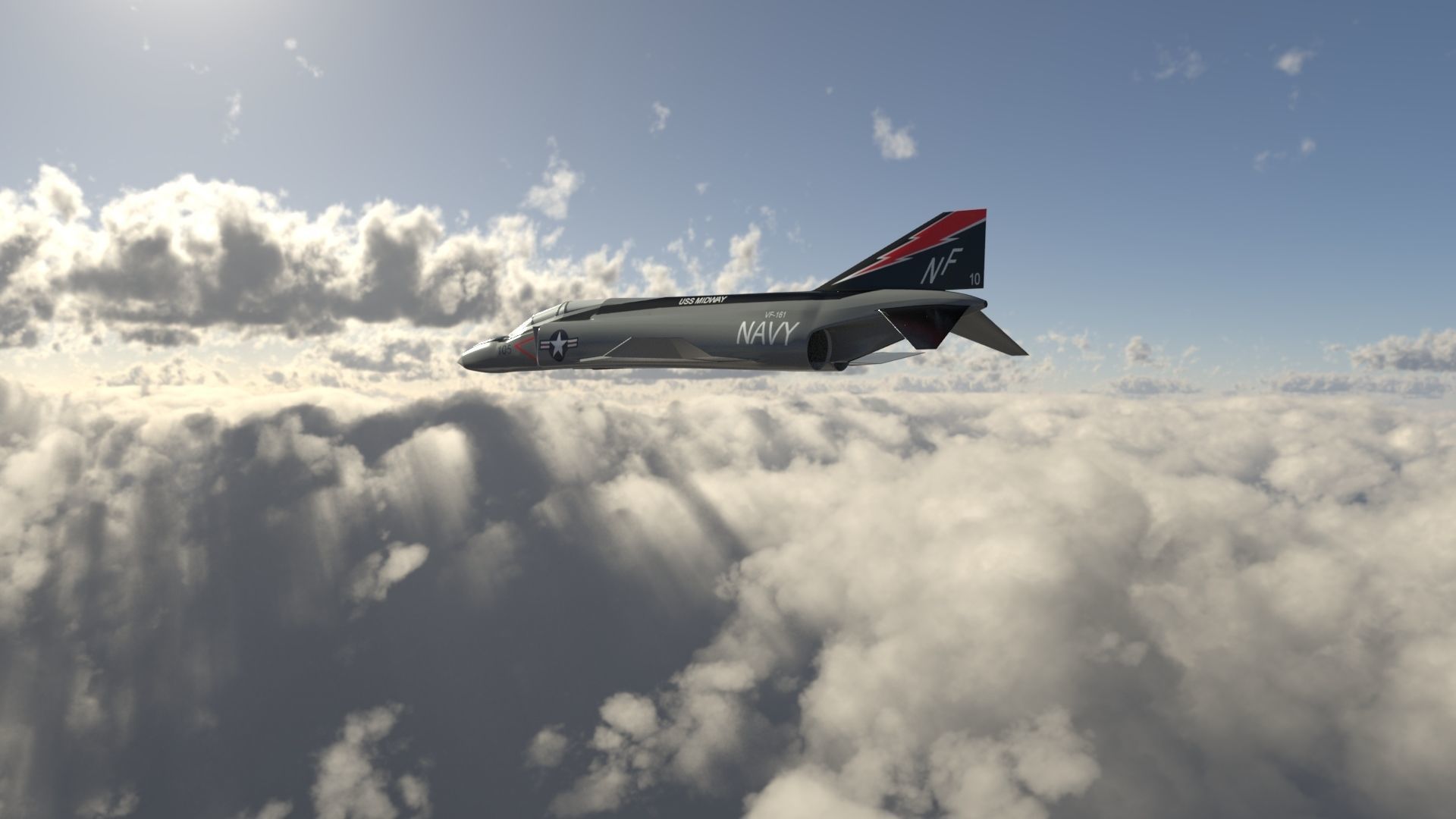 McDonnell Douglas F-4 Phantom II 3D model_3