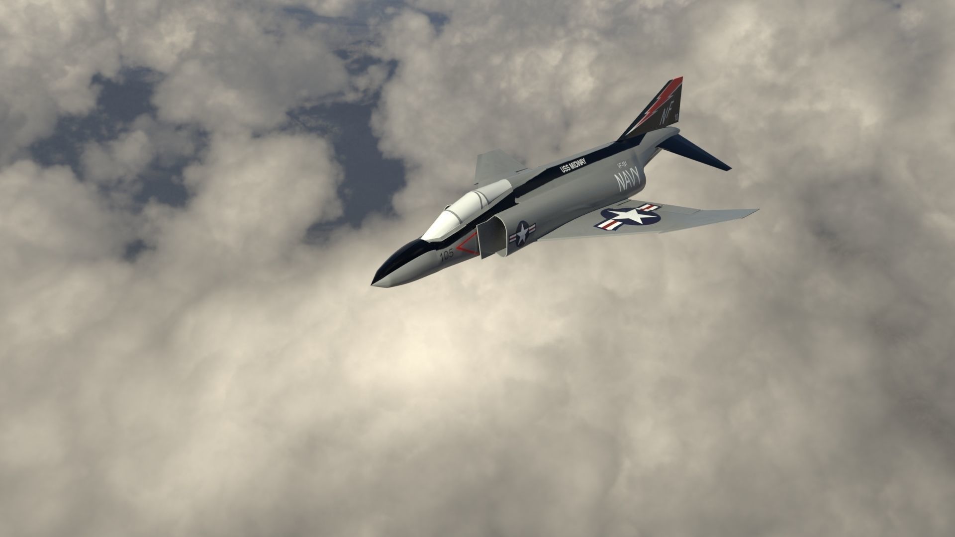 McDonnell Douglas F-4 Phantom II 3D model_6