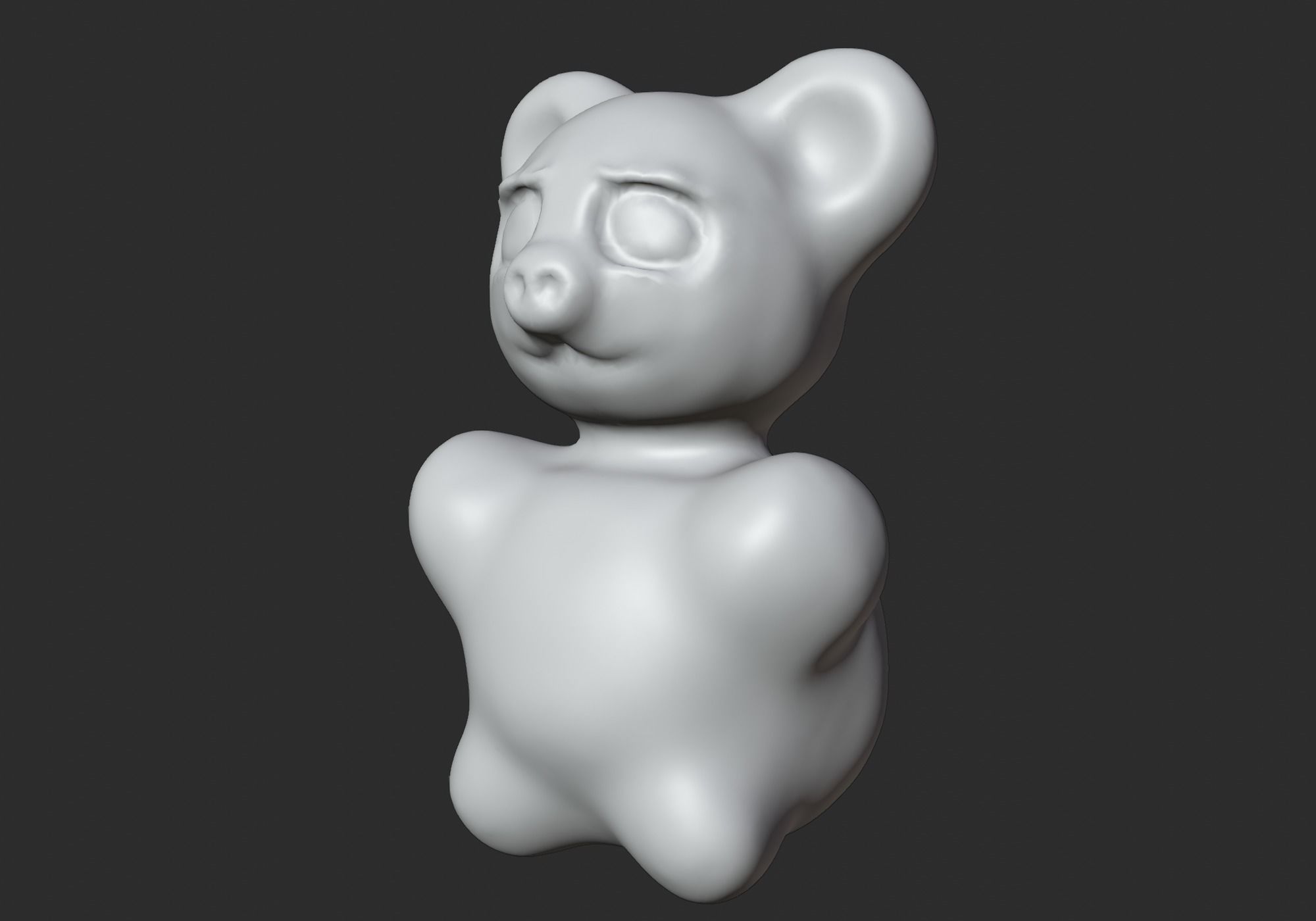 cute teddy bear 3D model_12