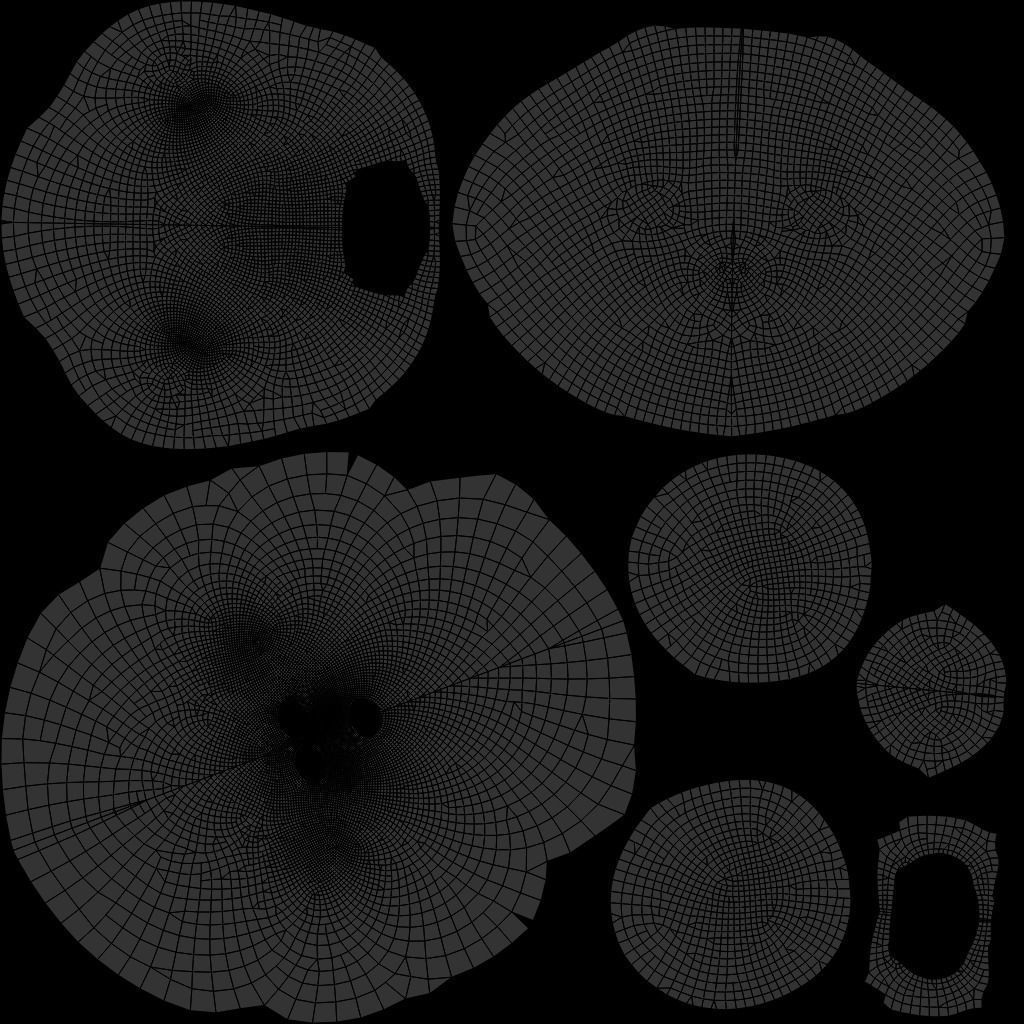 cute teddy bear 3D model_16