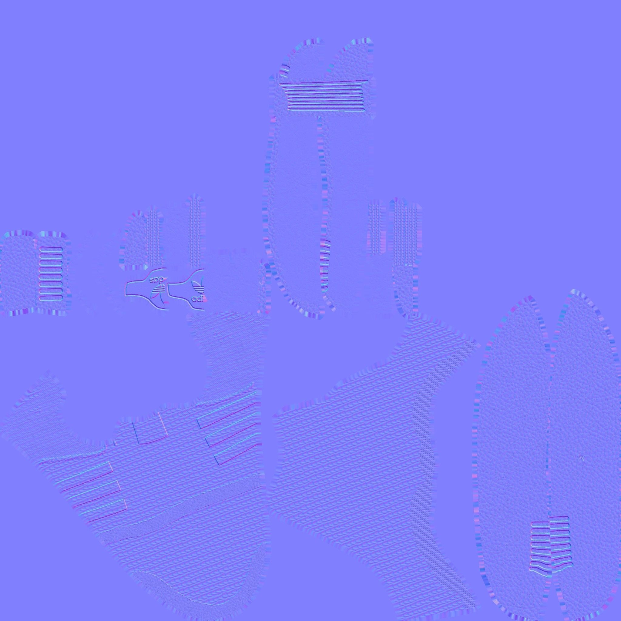 adidas NMD R1 Low-poly 3D model_5