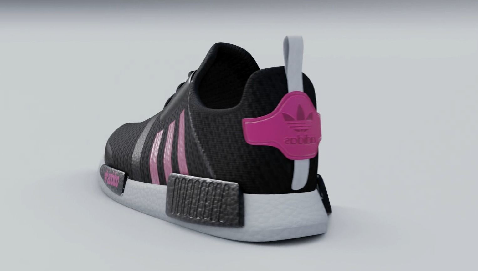 adidas NMD R1 Low-poly 3D model_2