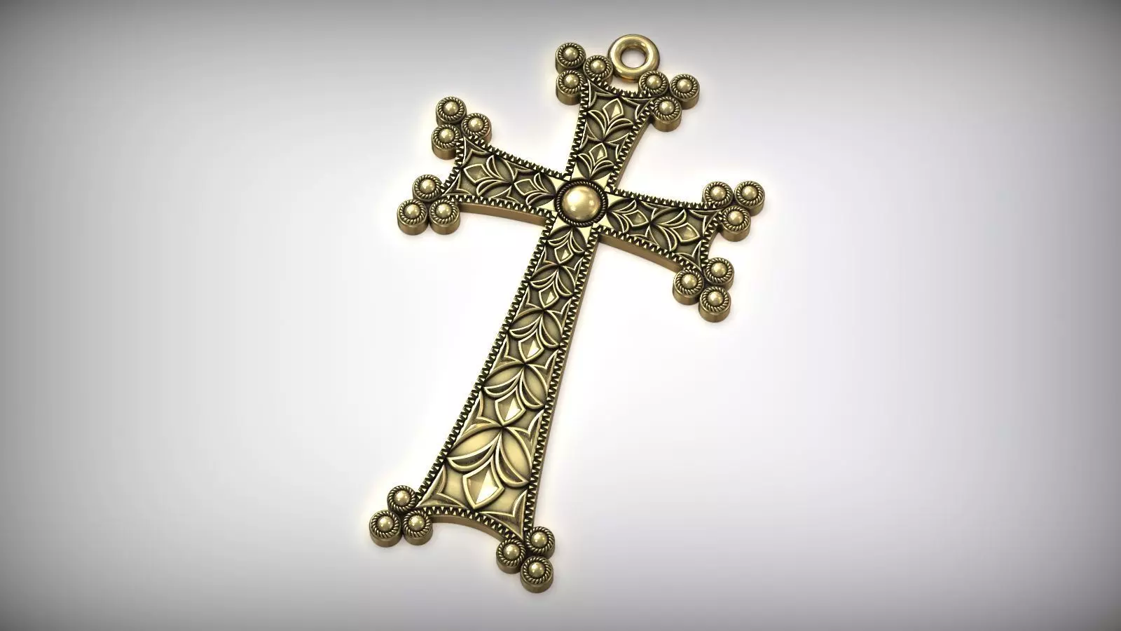 Khachkar Armenian Cross Eternity Symbol 3D print model