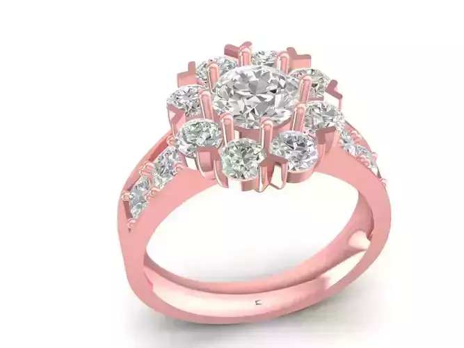 luxury hongkong diamond lady ring 2994