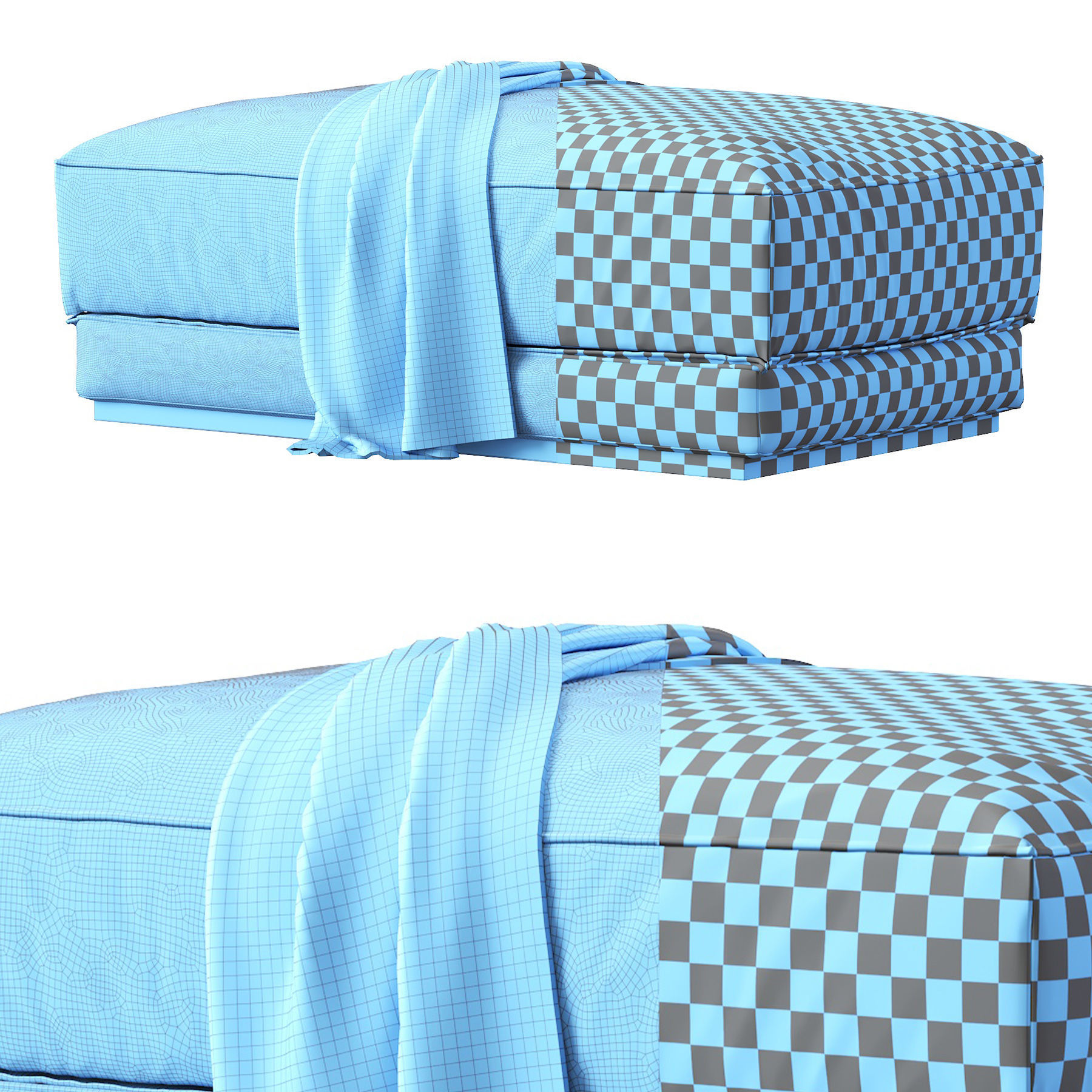 Bench N16 3D model_5