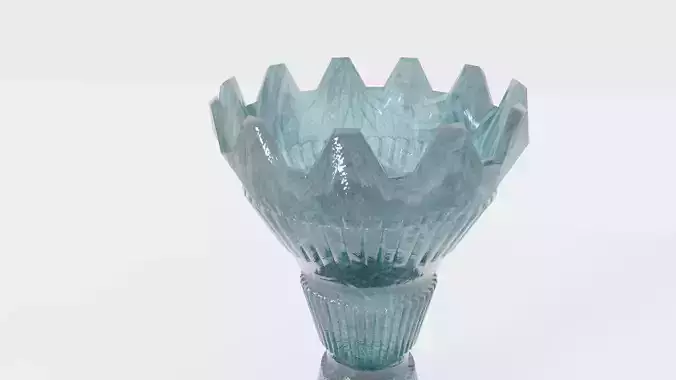 GLASS FLOWER VASE