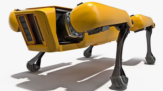 SpotMini Boston Dynamics Rigged for Maya 3D model