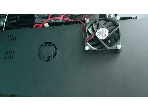 80 to 40mm fan mount  converter Free 3D print model_0