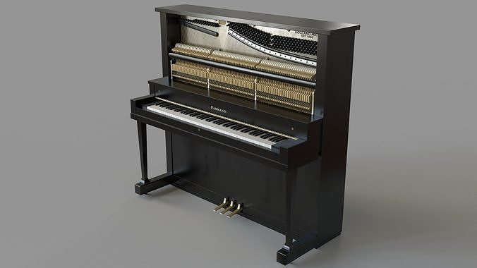 Antique Farrand Holland Mich Piano 3D model