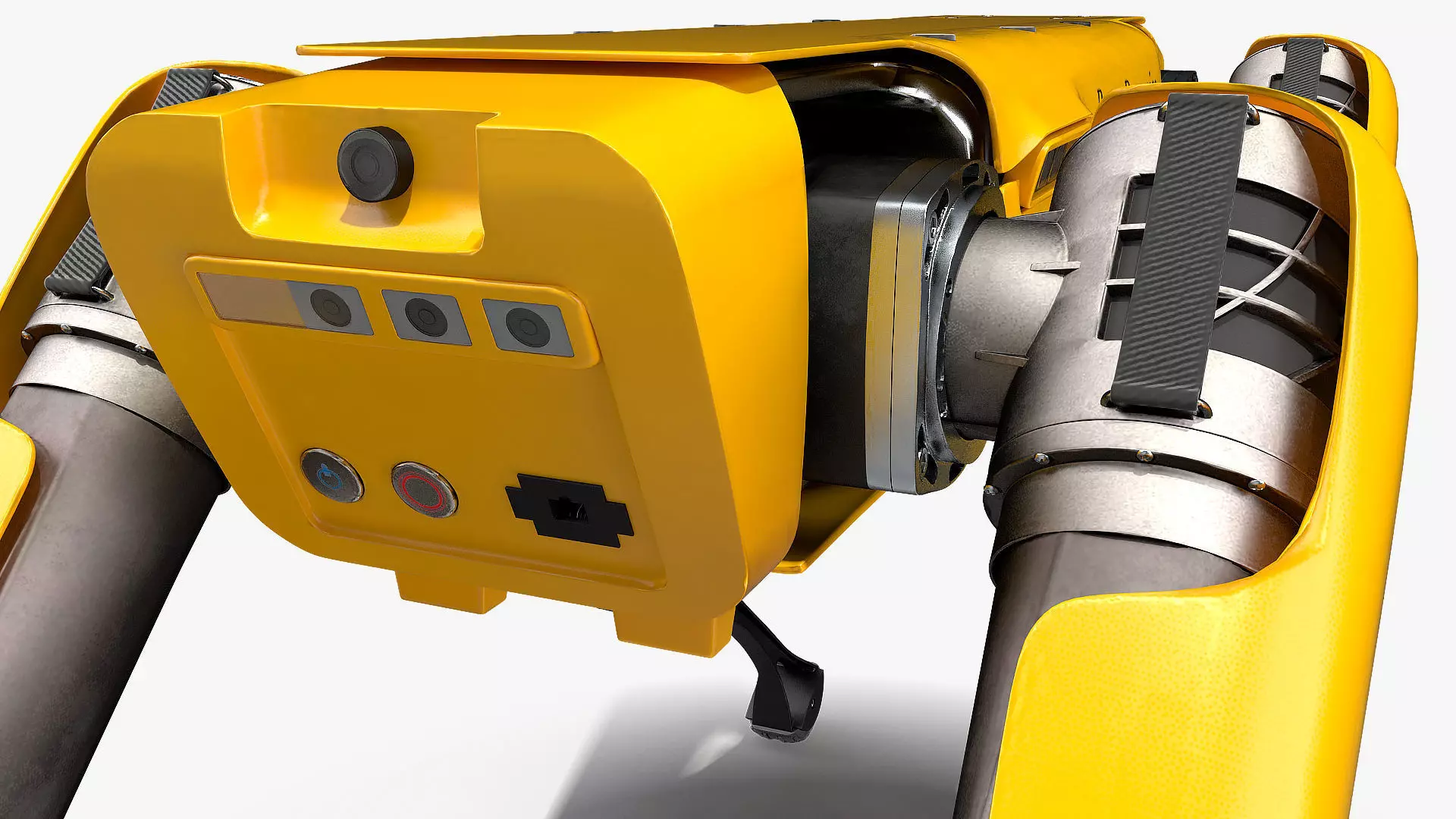 SpotMini Boston Dynamics Rigged for Cinema 4D 3D model