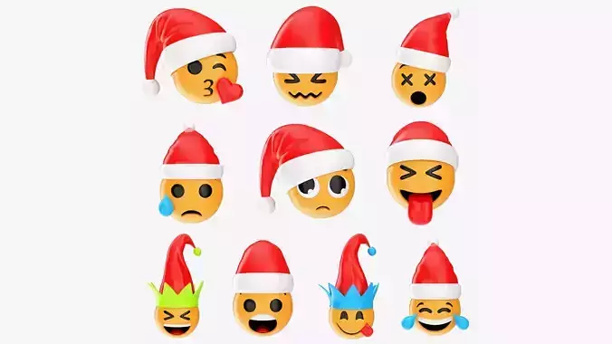 Emoji pack Christmas 090-099