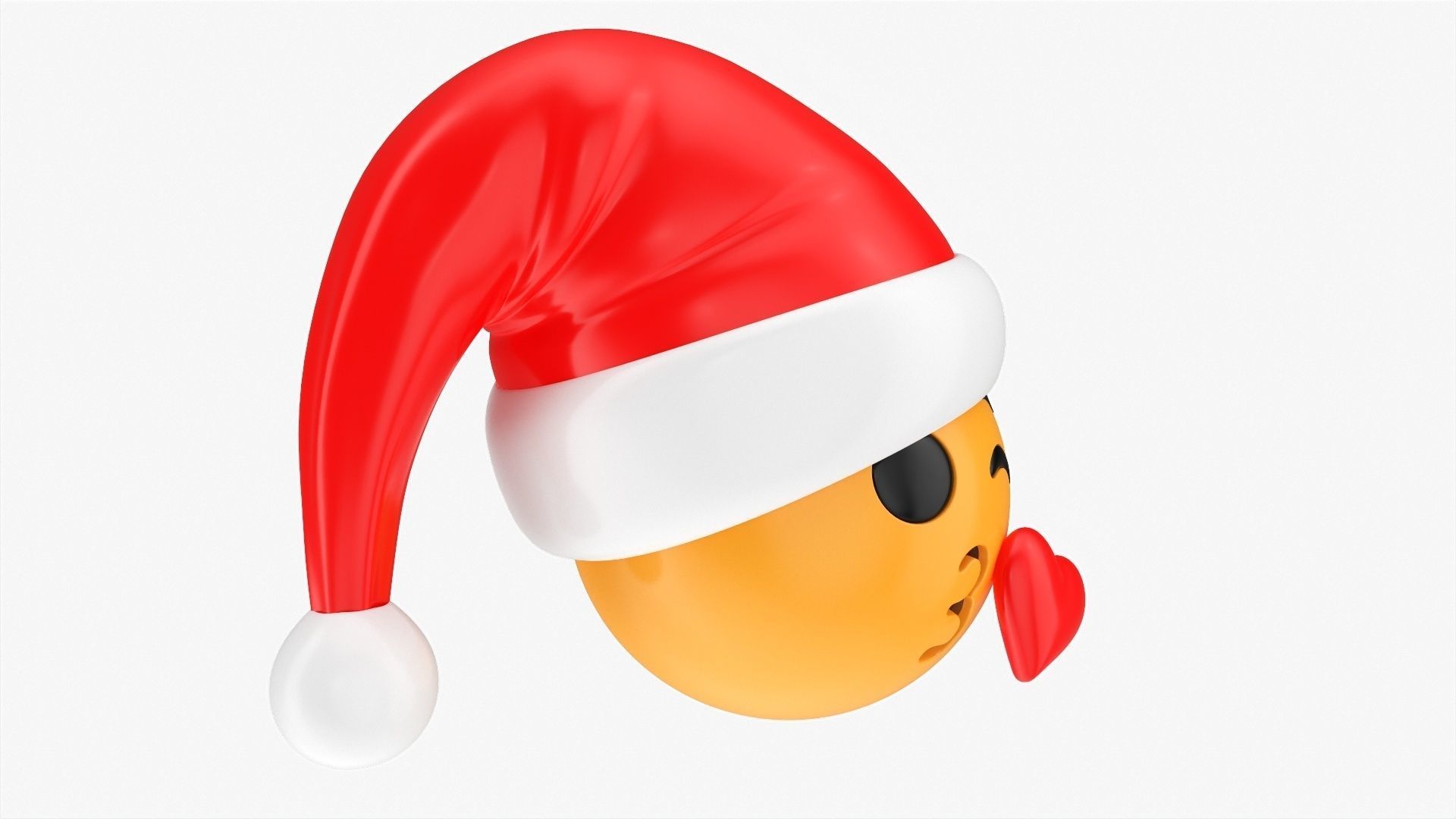 Emoji pack Christmas 090-099 3D model_6